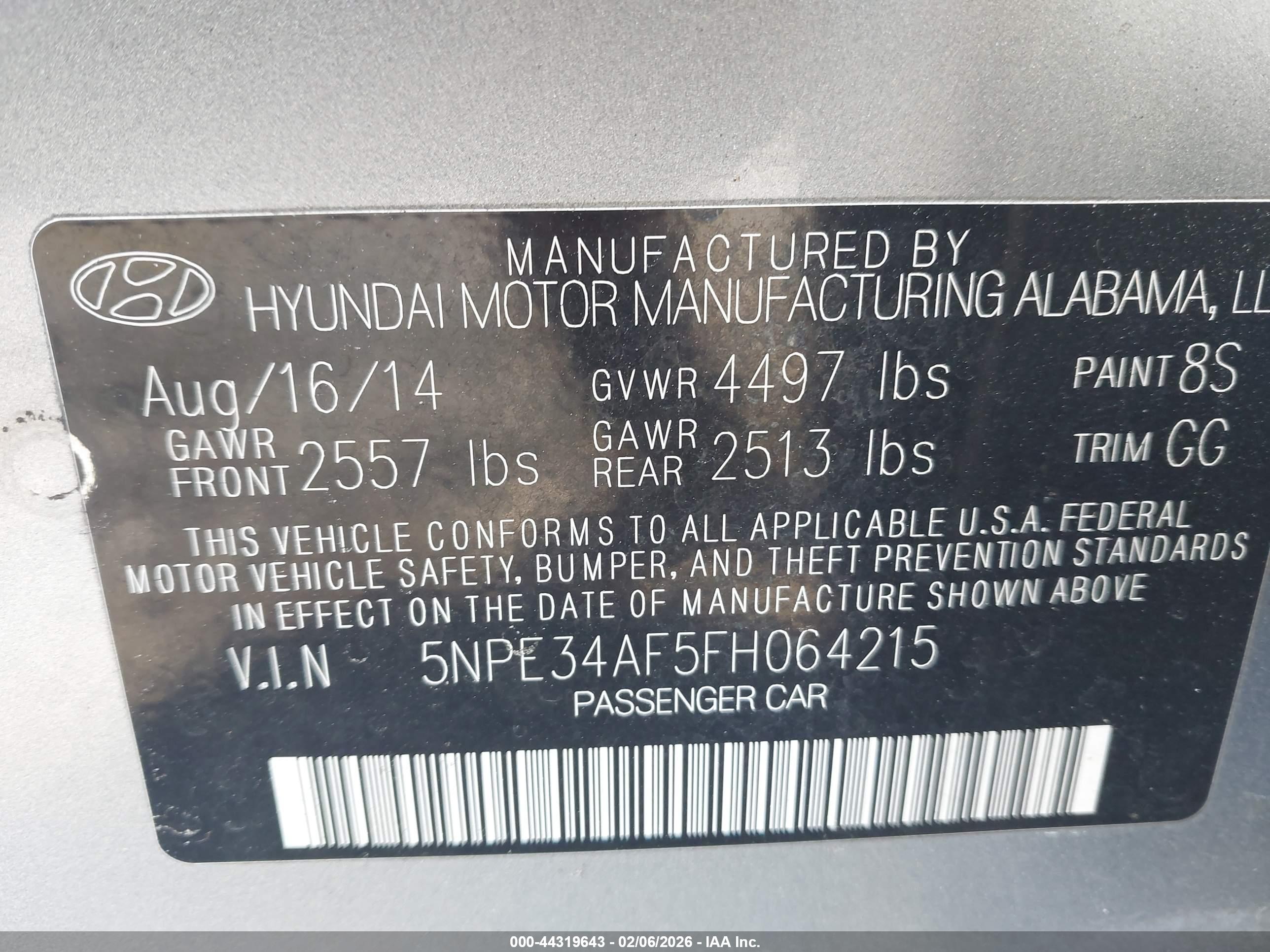 HYUNDAI SONATA image 9