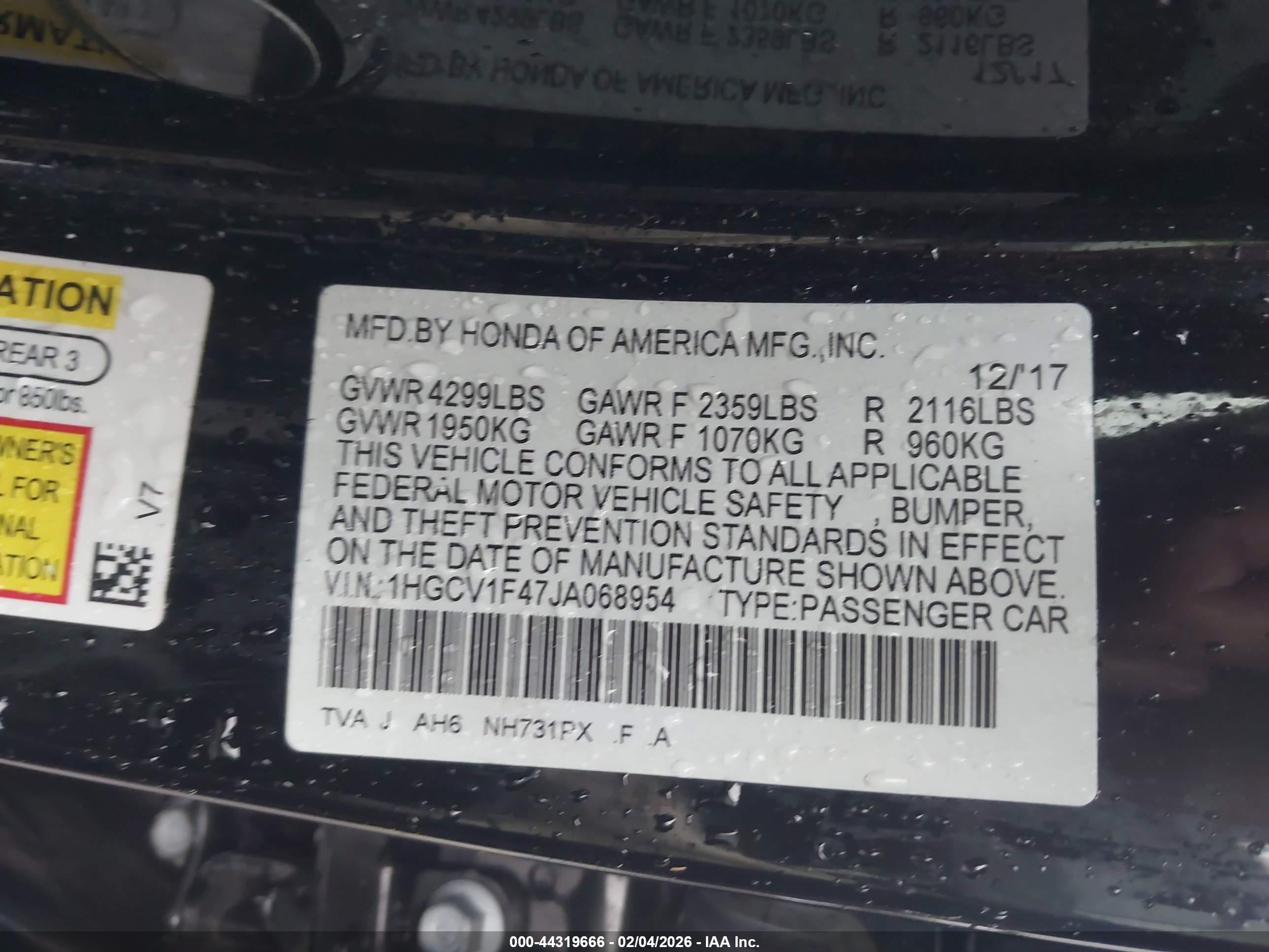 HONDA ACCORD image 9