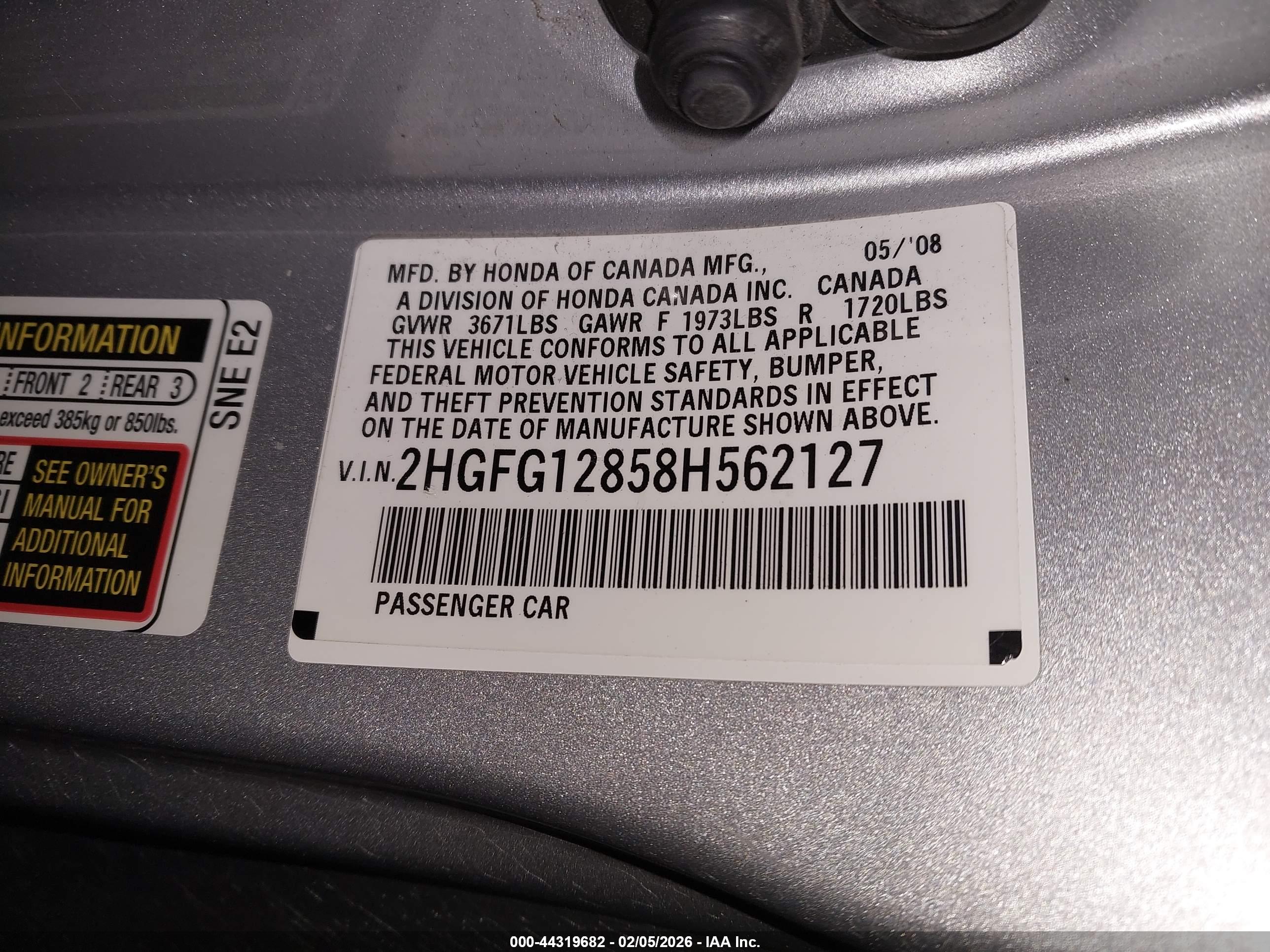 HONDA CIVIC image 9