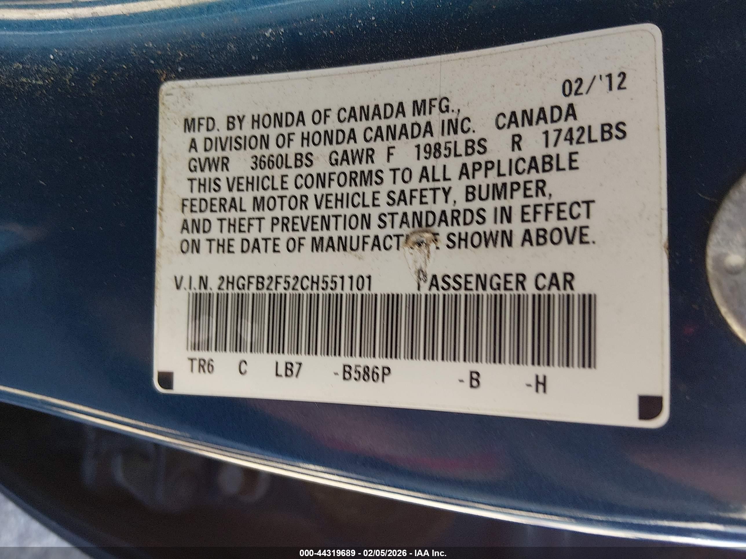 HONDA CIVIC image 9