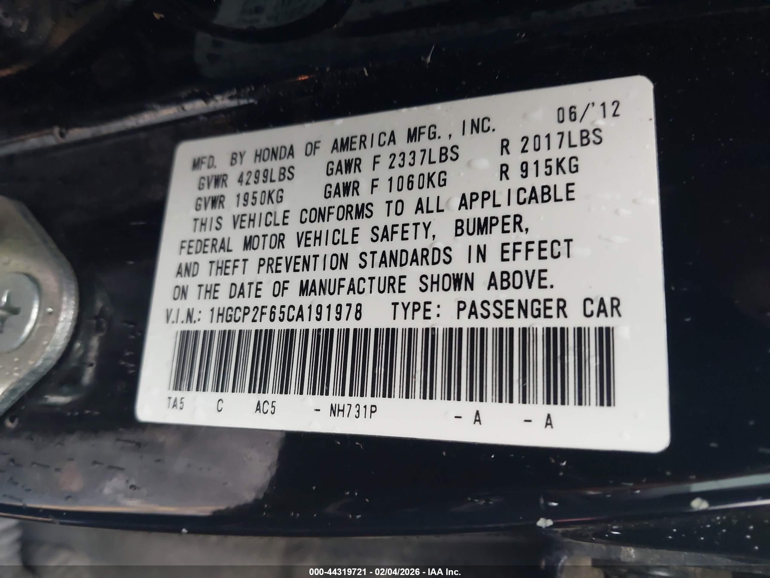 HONDA ACCORD image 9