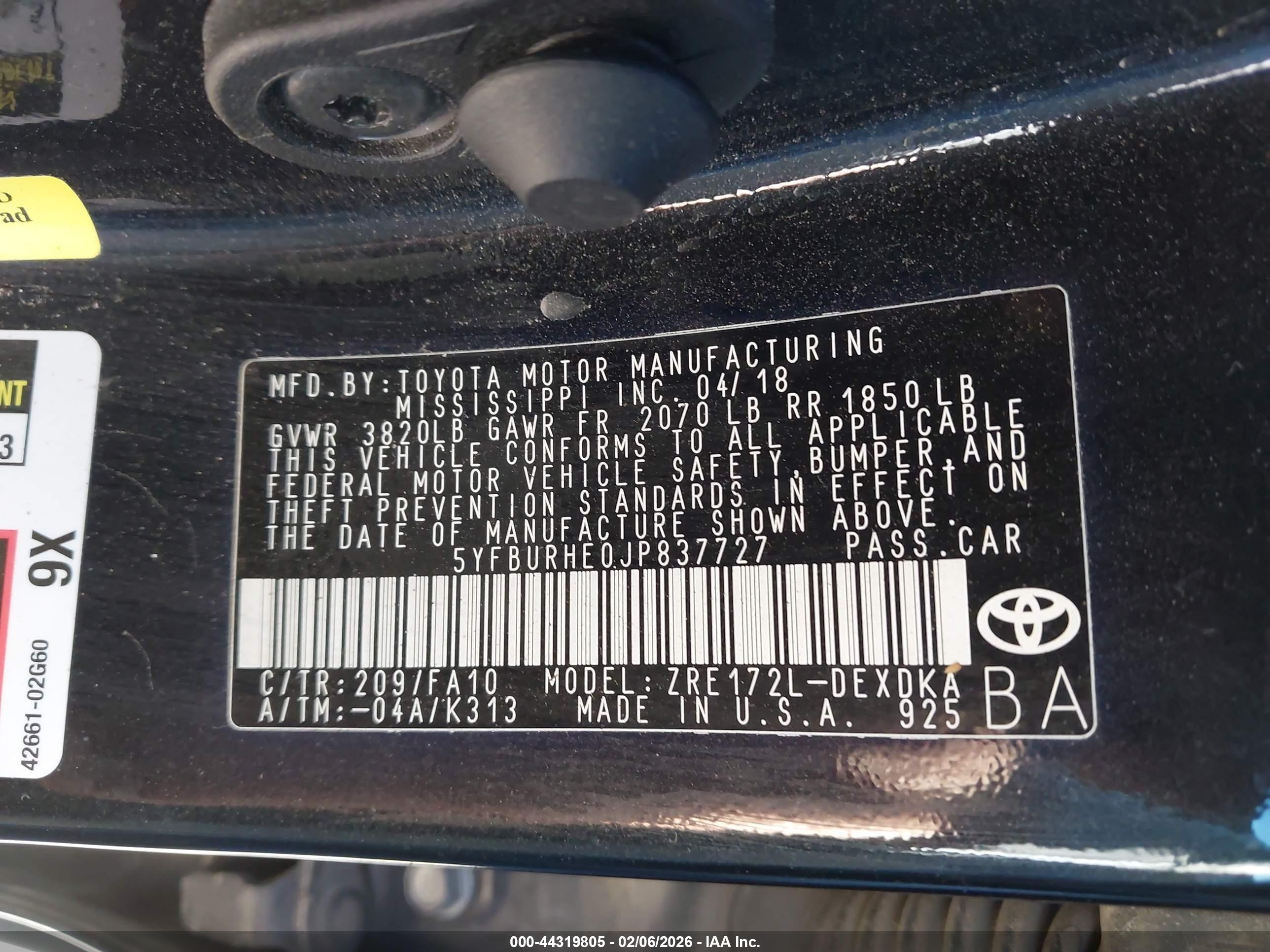 TOYOTA COROLLA image 9