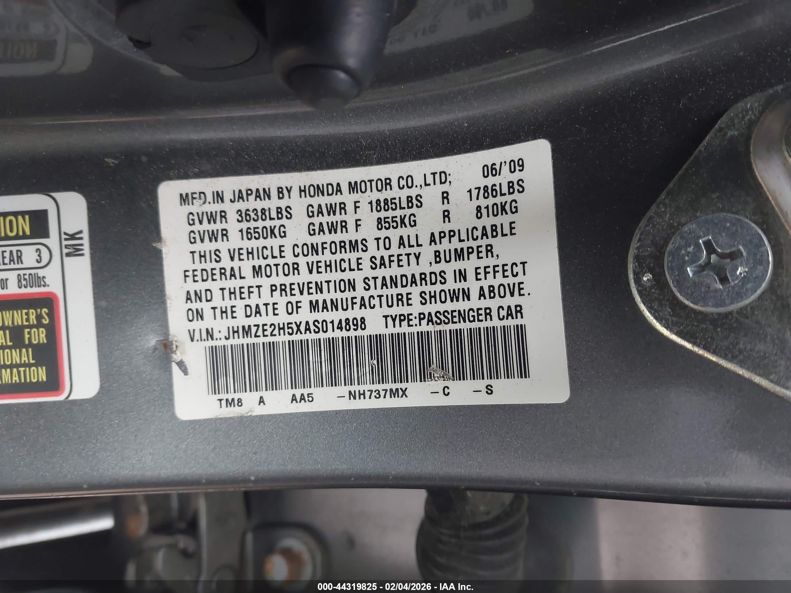 HONDA INSIGHT image 9