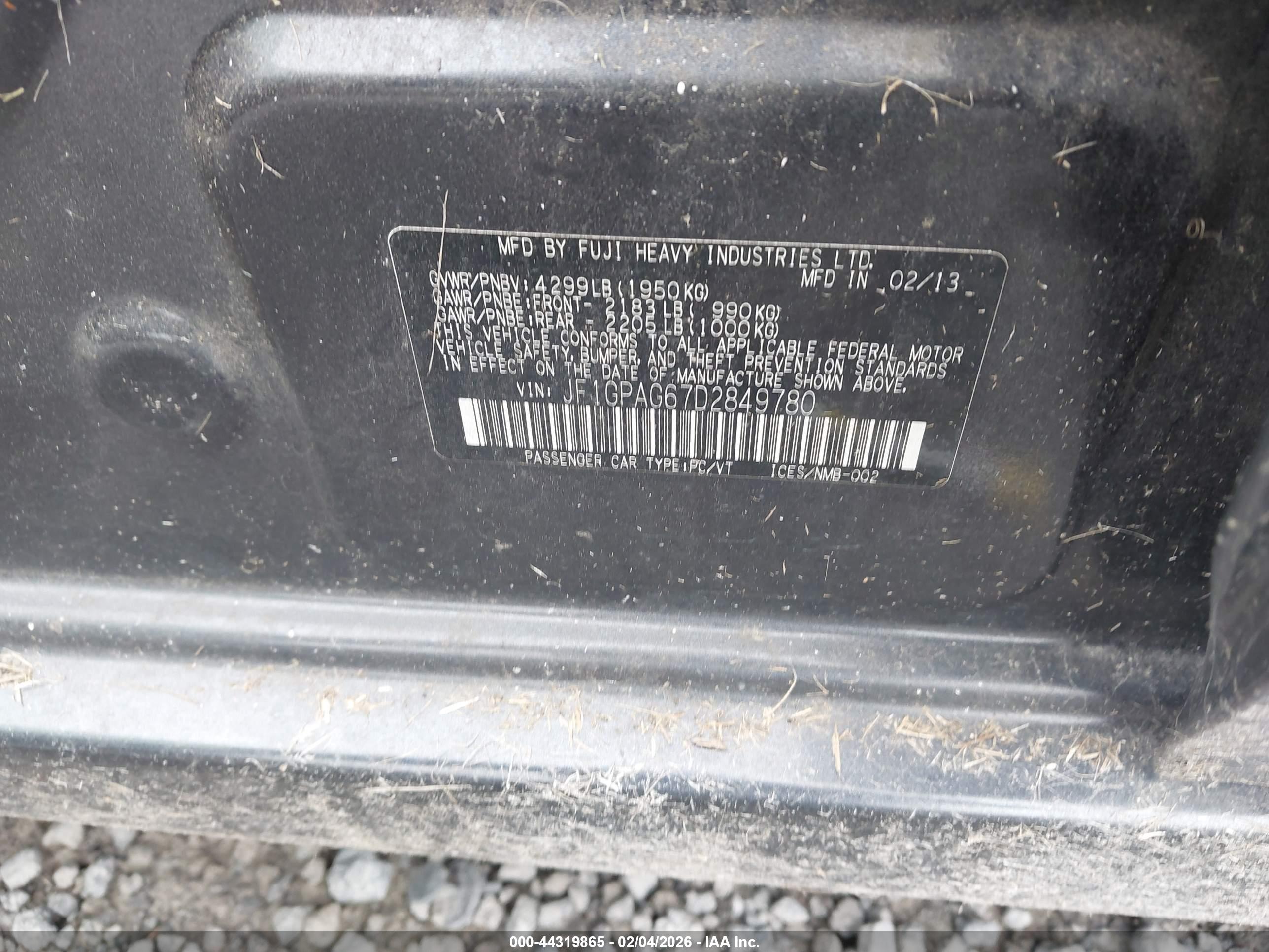 SUBARU IMPREZA image 9