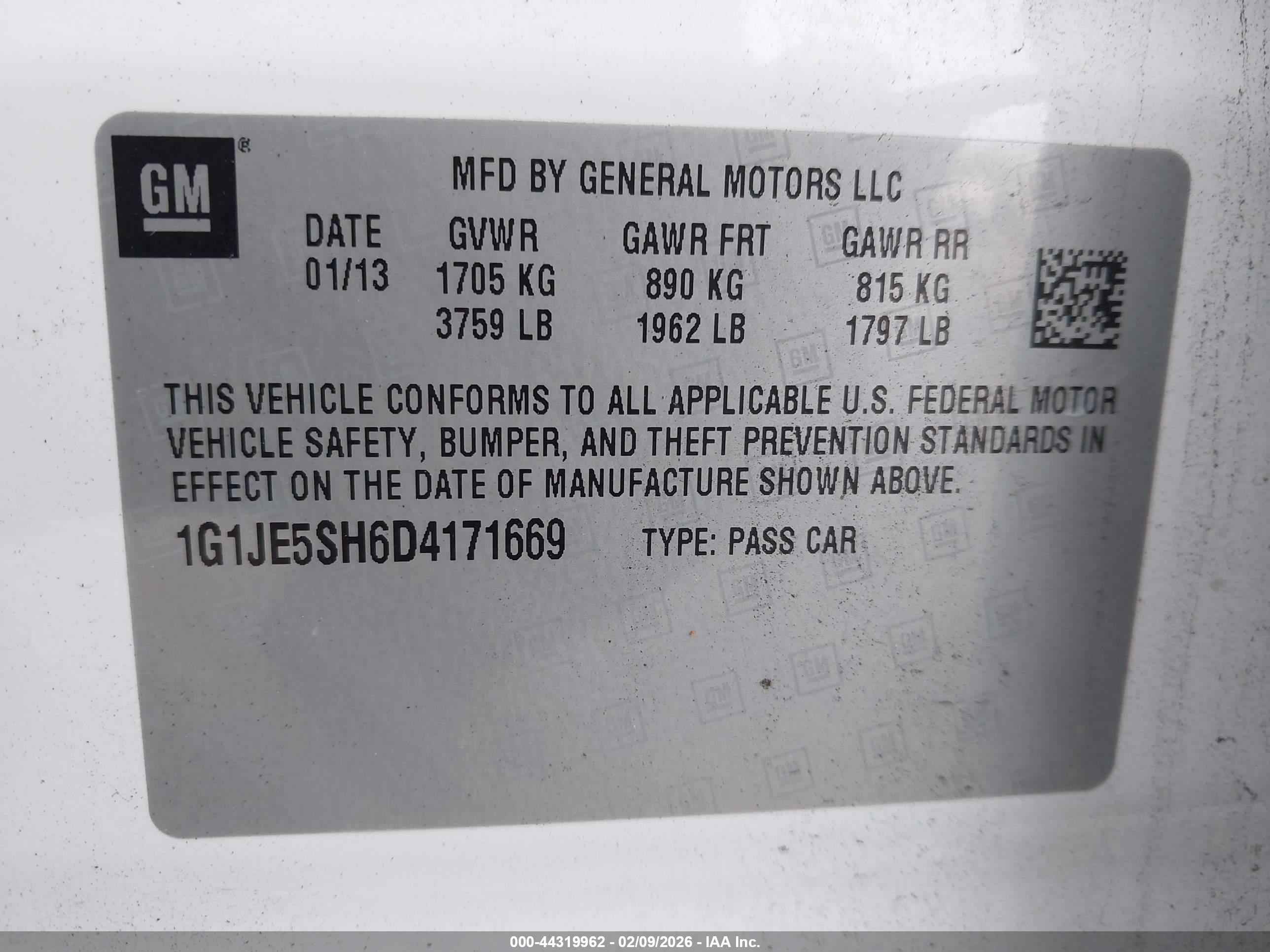 CHEVROLET SONIC image 9