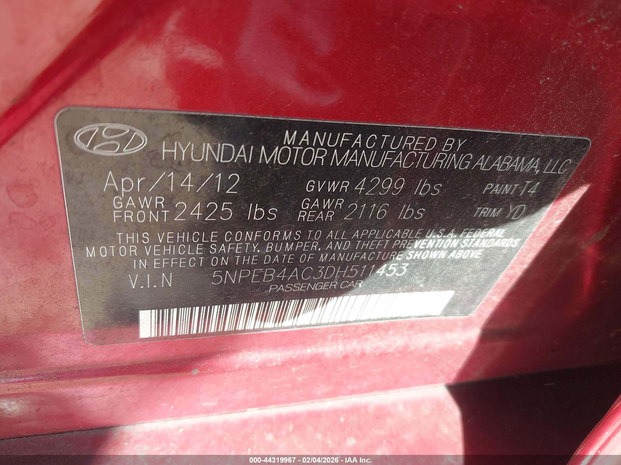 HYUNDAI SONATA image 9
