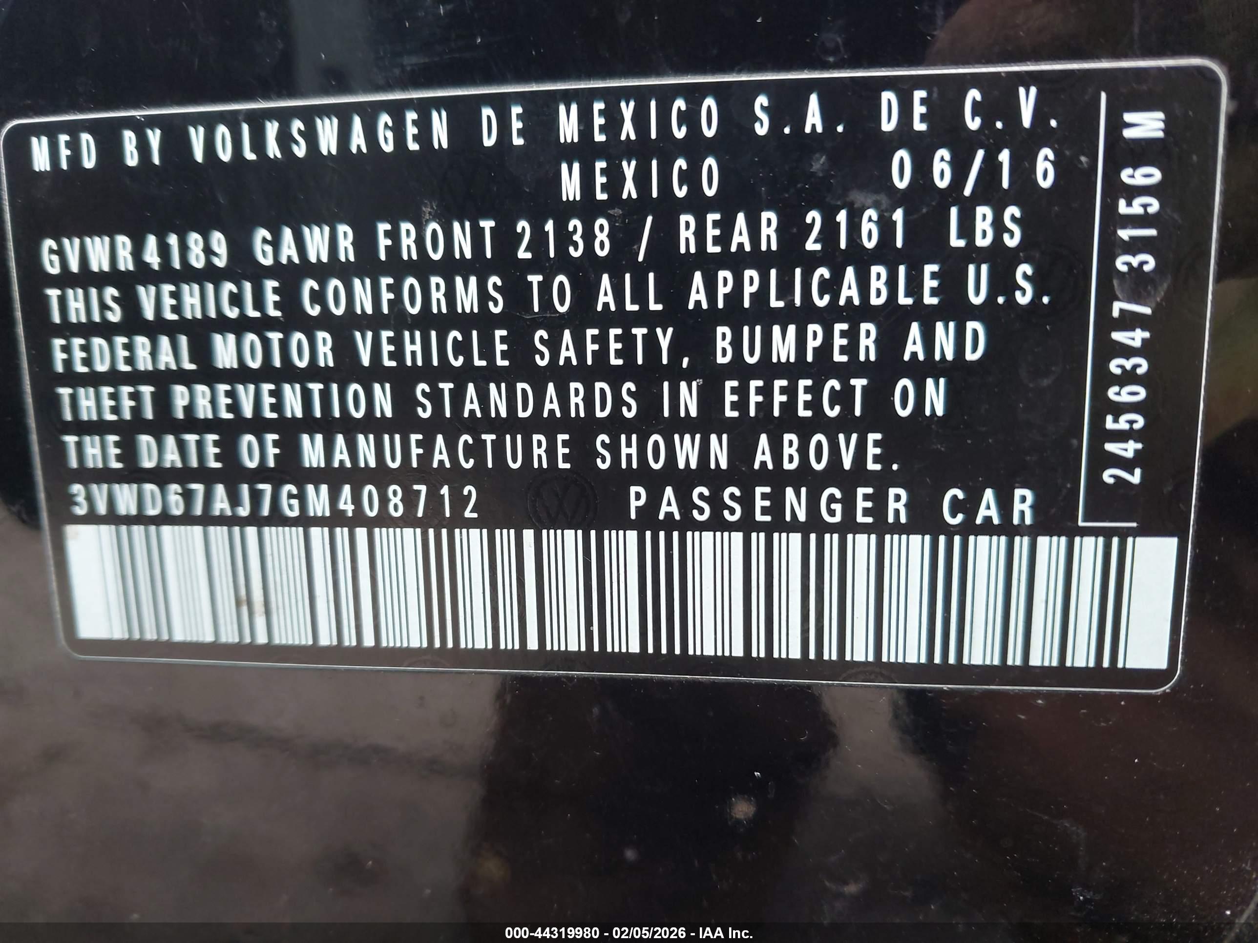 VOLKSWAGEN JETTA image 9