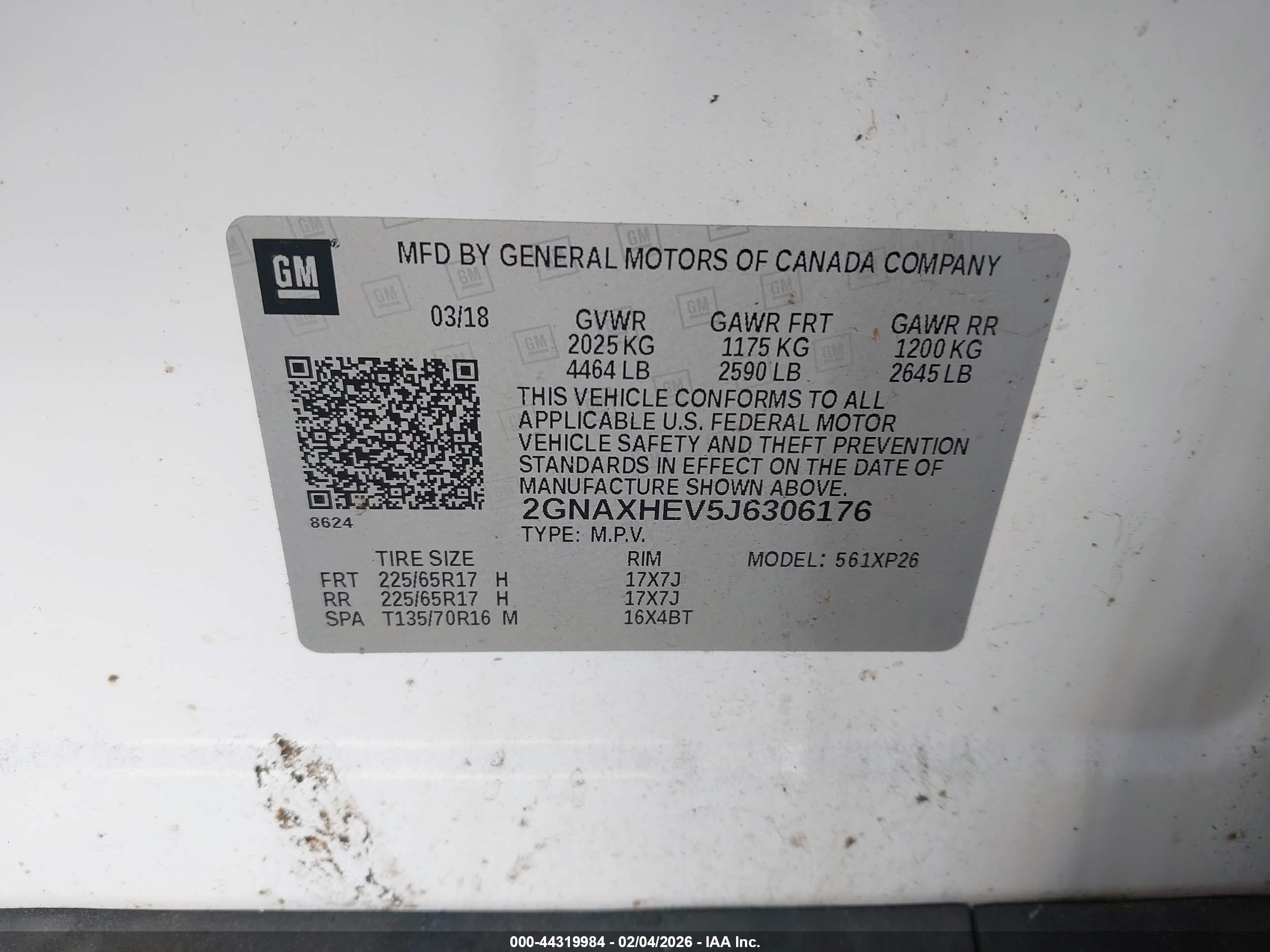CHEVROLET EQUINOX image 9
