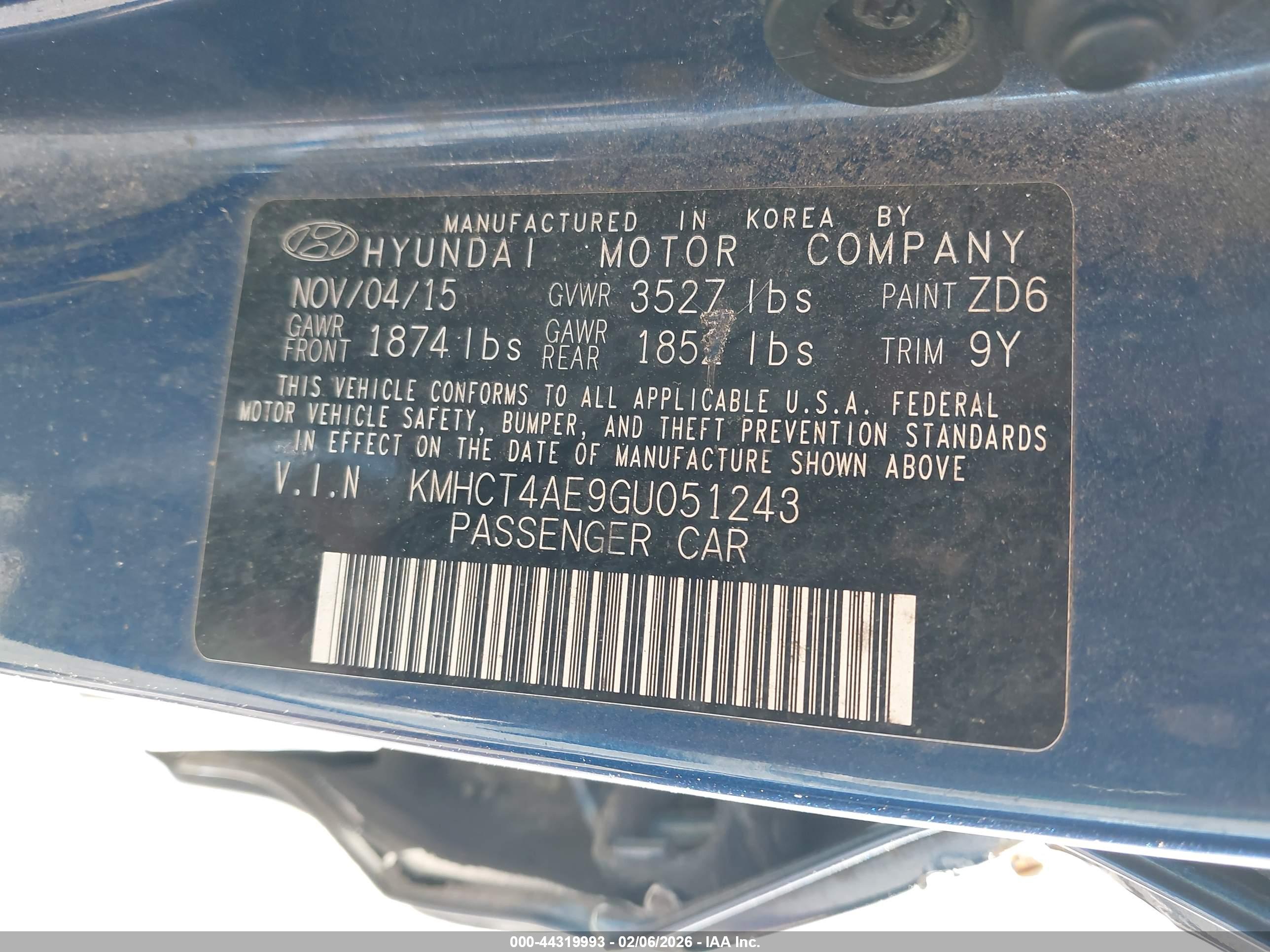 HYUNDAI ACCENT image 9
