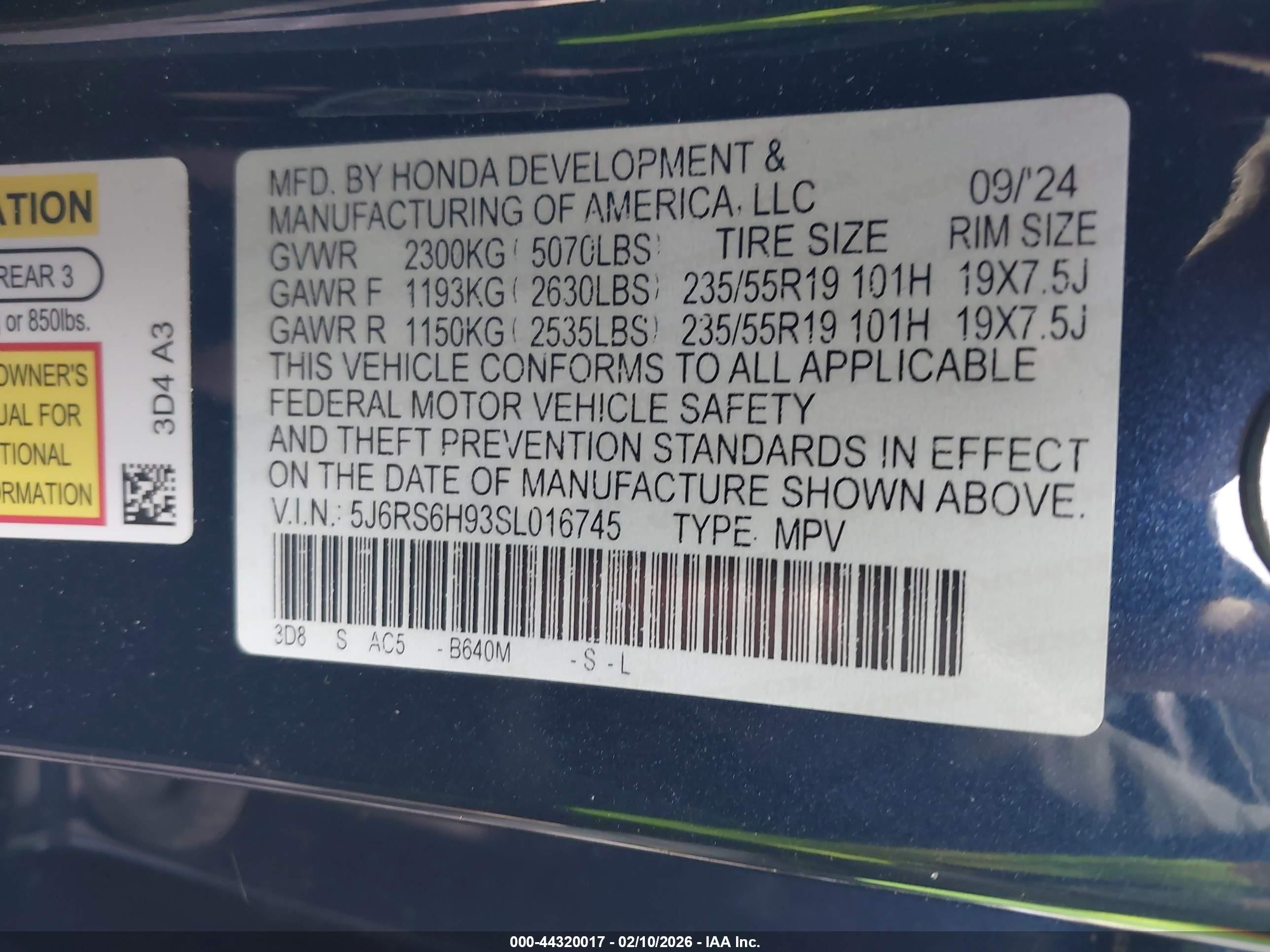 HONDA CR-V image 9