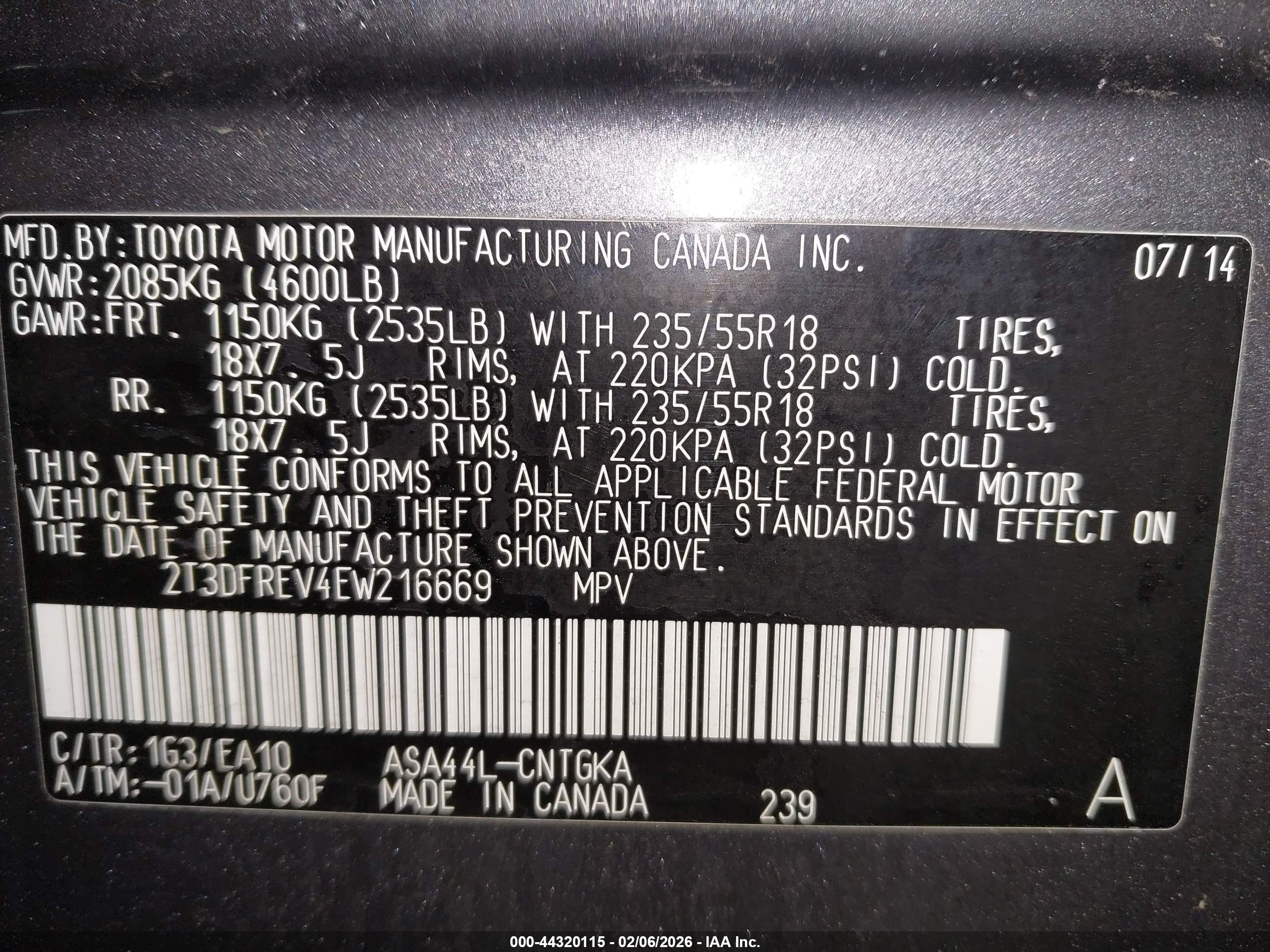 TOYOTA RAV4 image 9