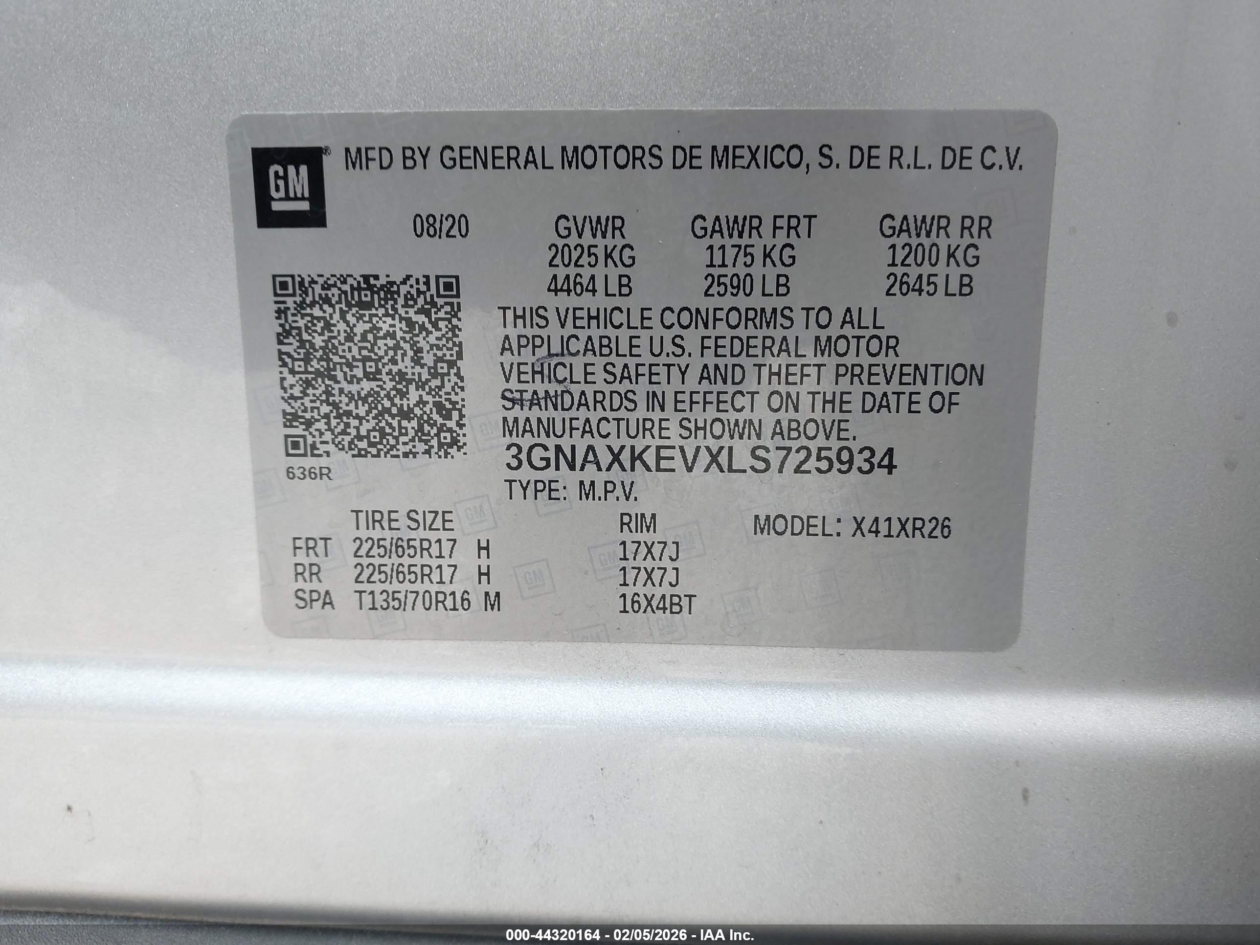 CHEVROLET EQUINOX image 9