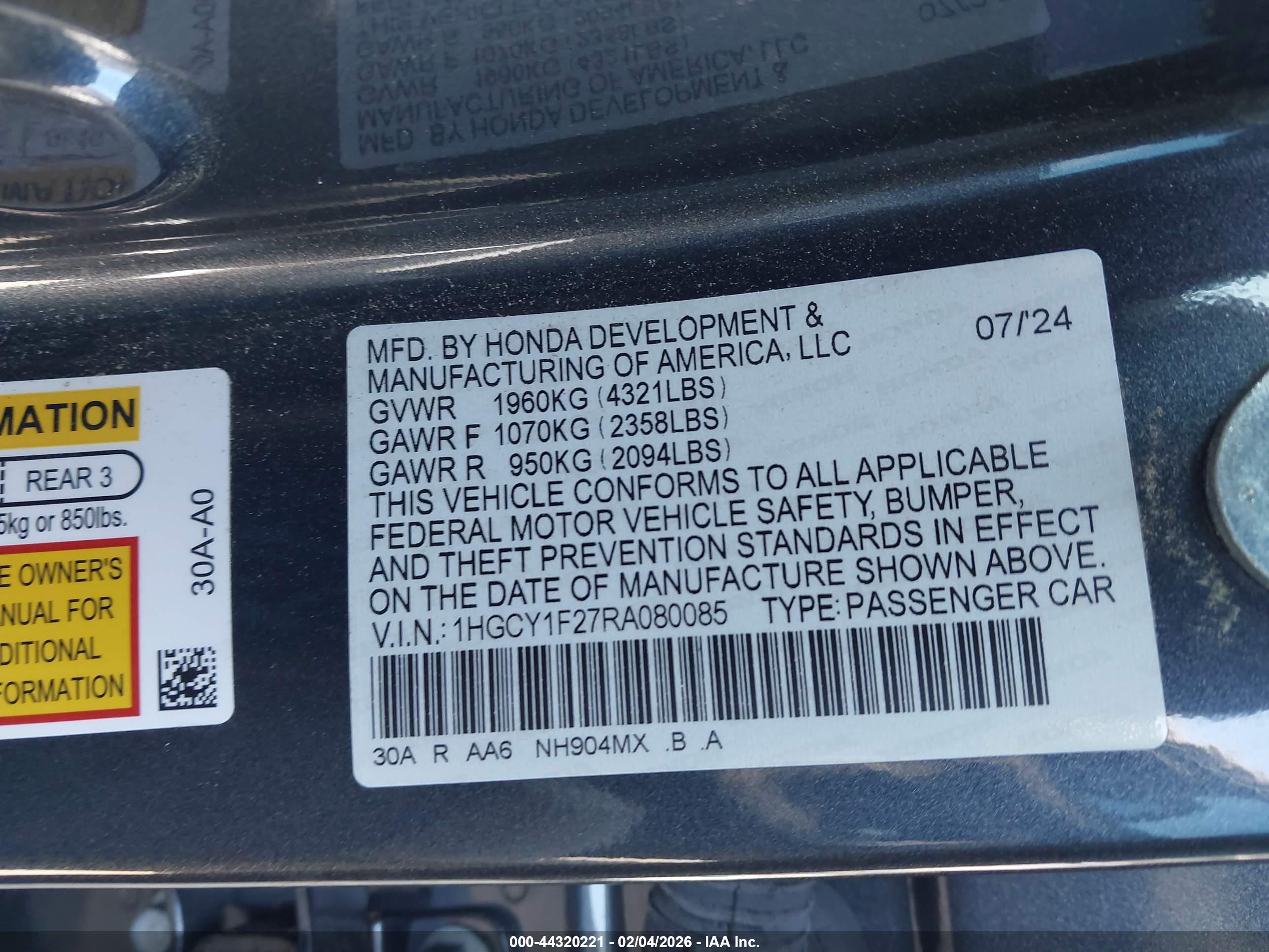 HONDA ACCORD image 9