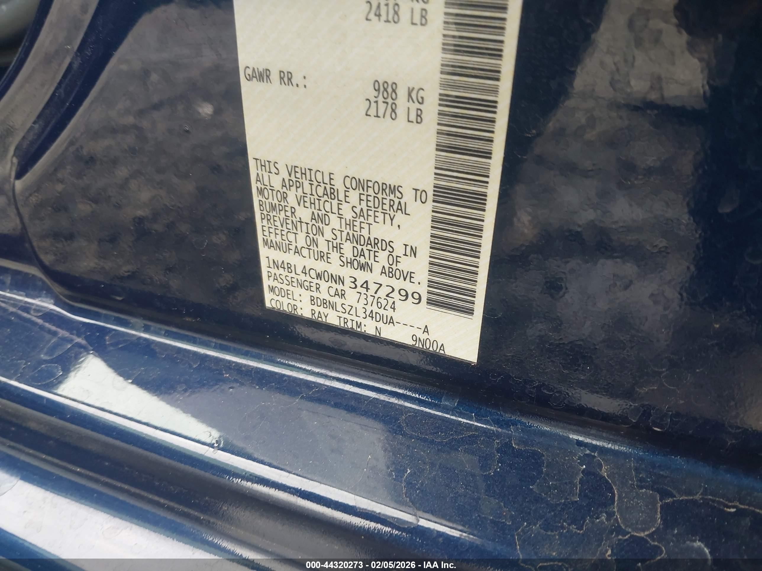 NISSAN ALTIMA image 9
