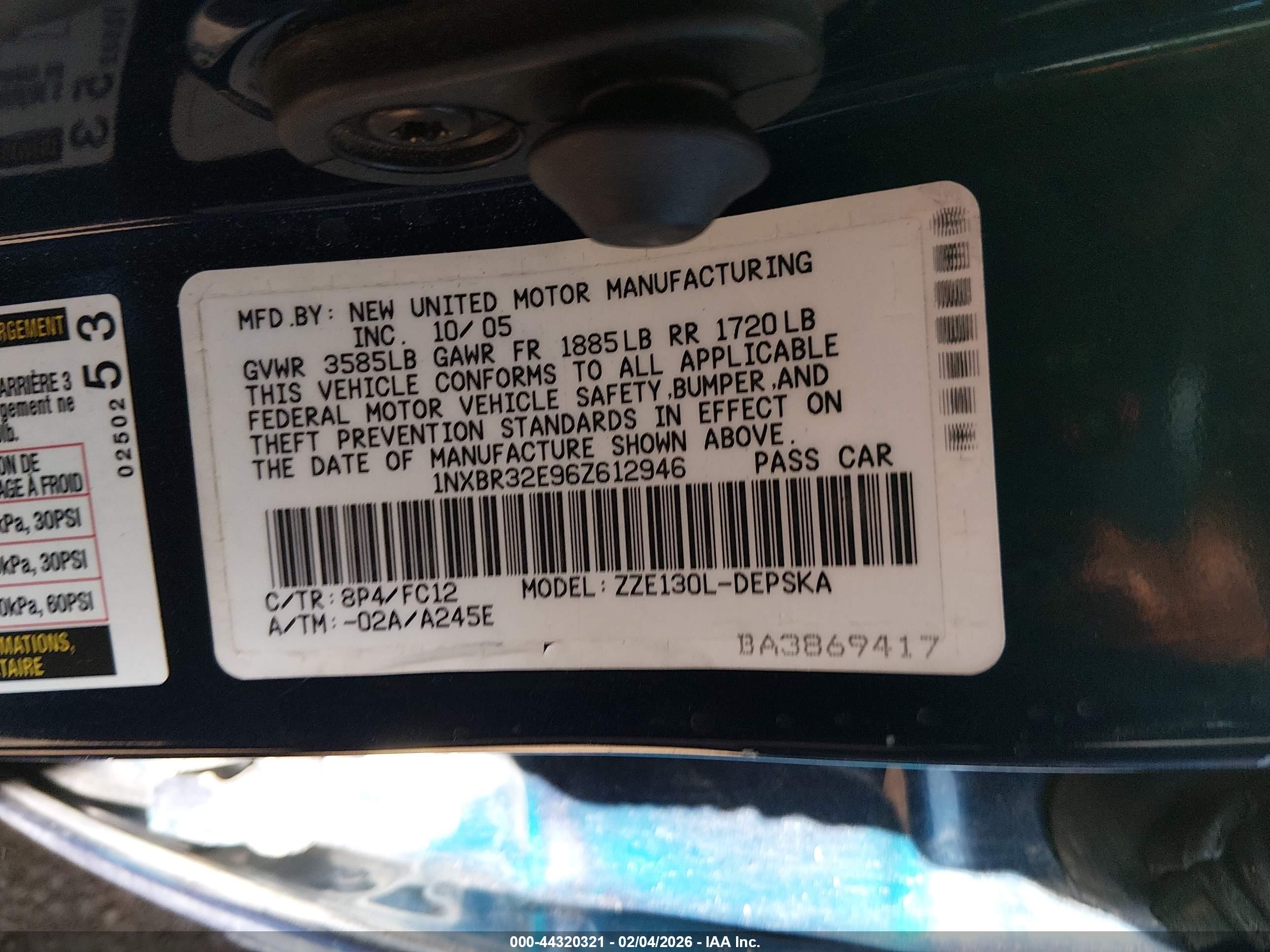 TOYOTA COROLLA image 9