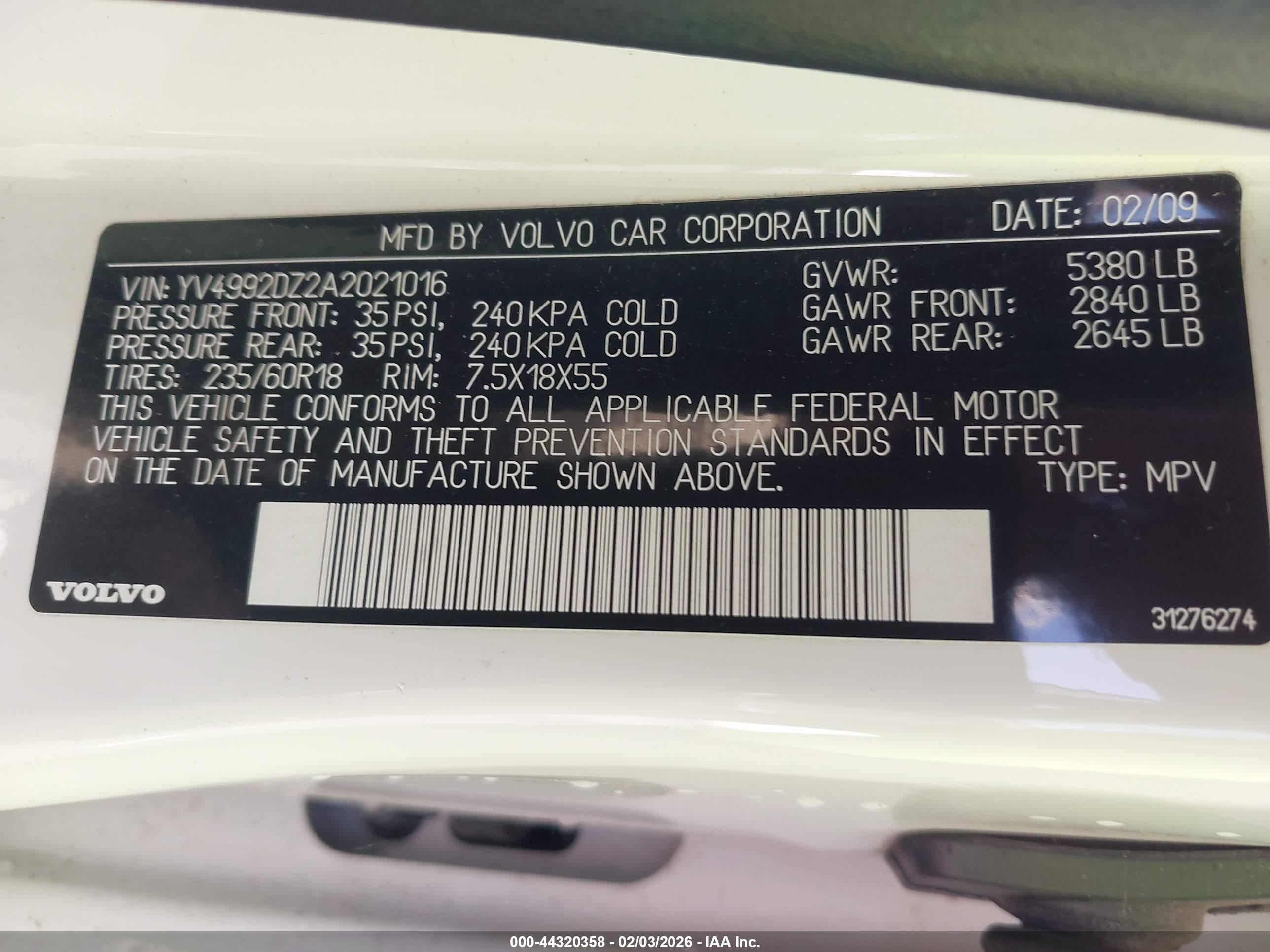 VOLVO XC60 image 9