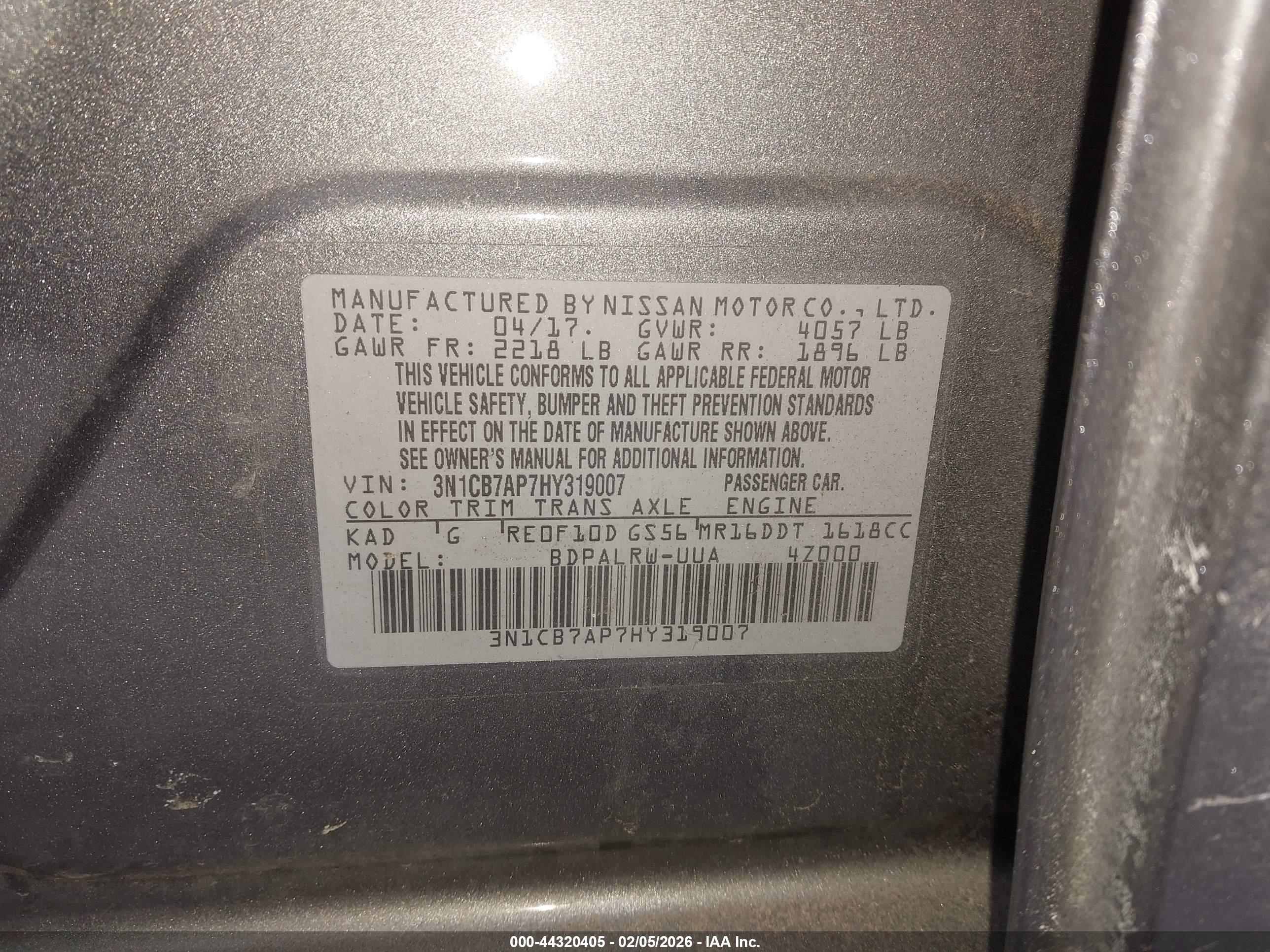 NISSAN SENTRA image 9