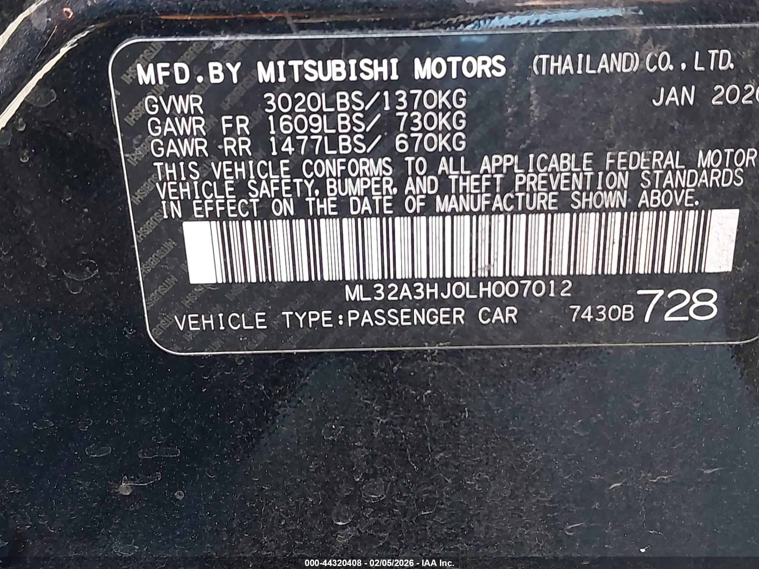 MITSUBISHI MIRAGE image 9