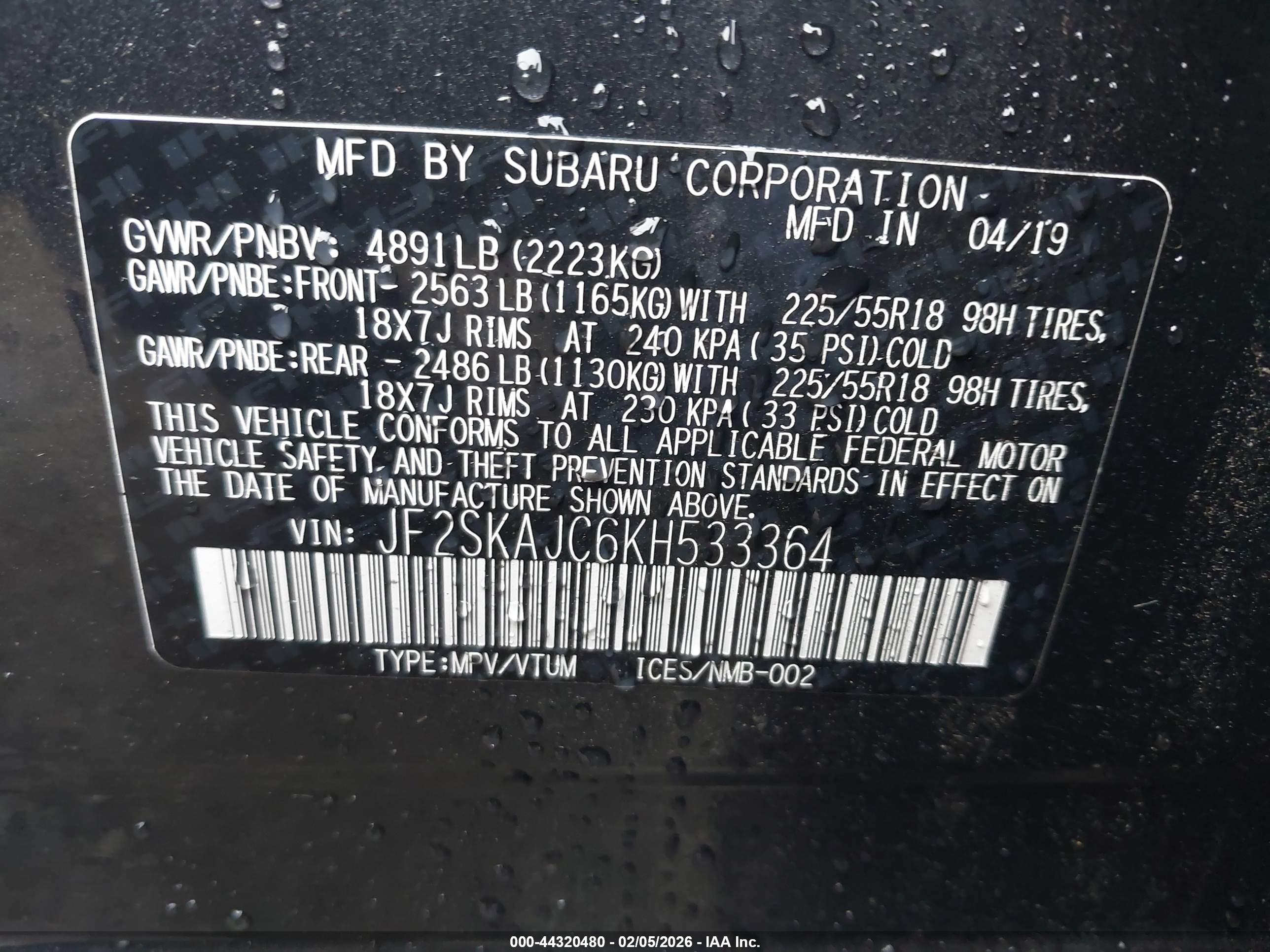 SUBARU FORESTER image 9
