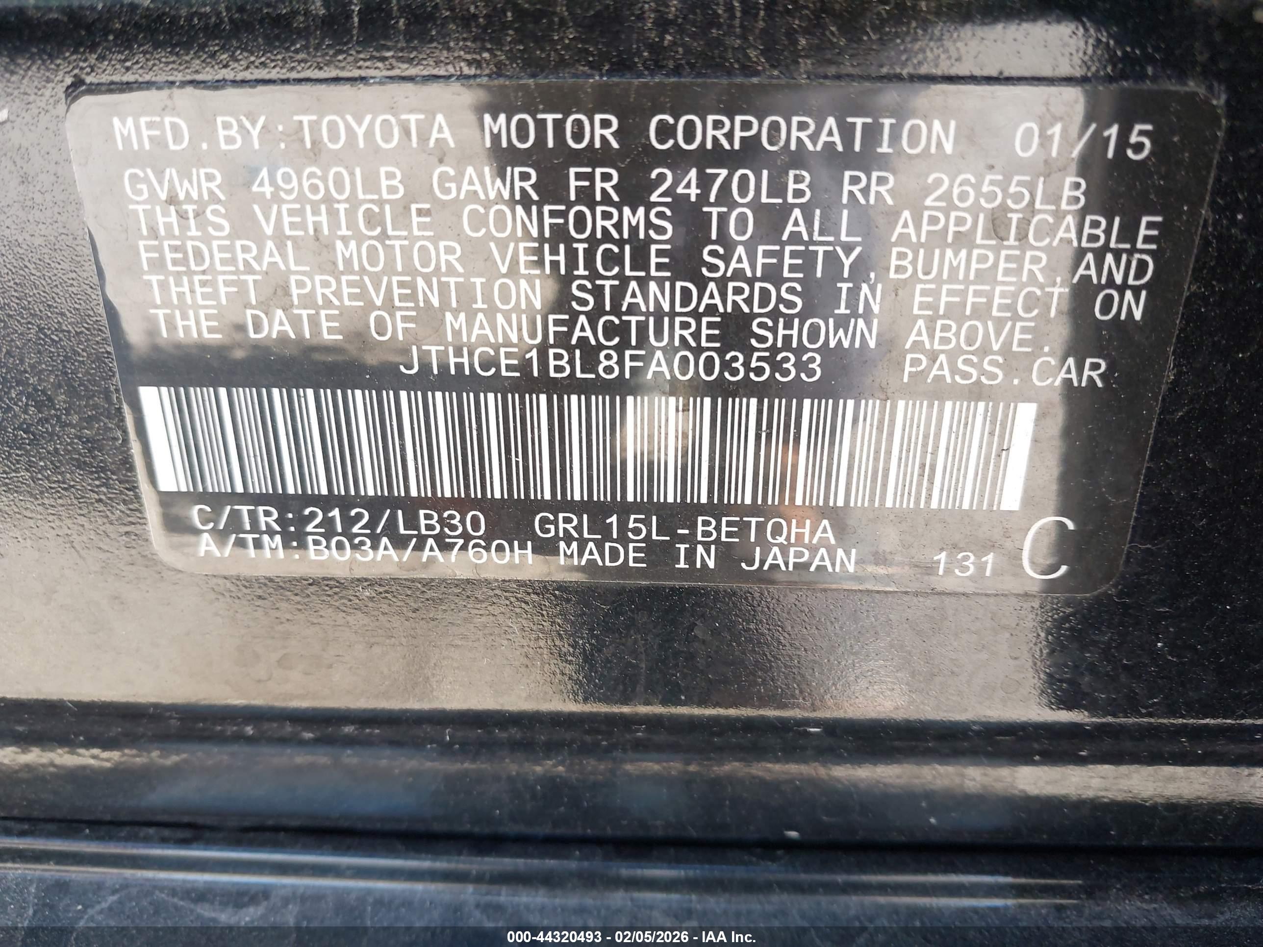 LEXUS GS image 9