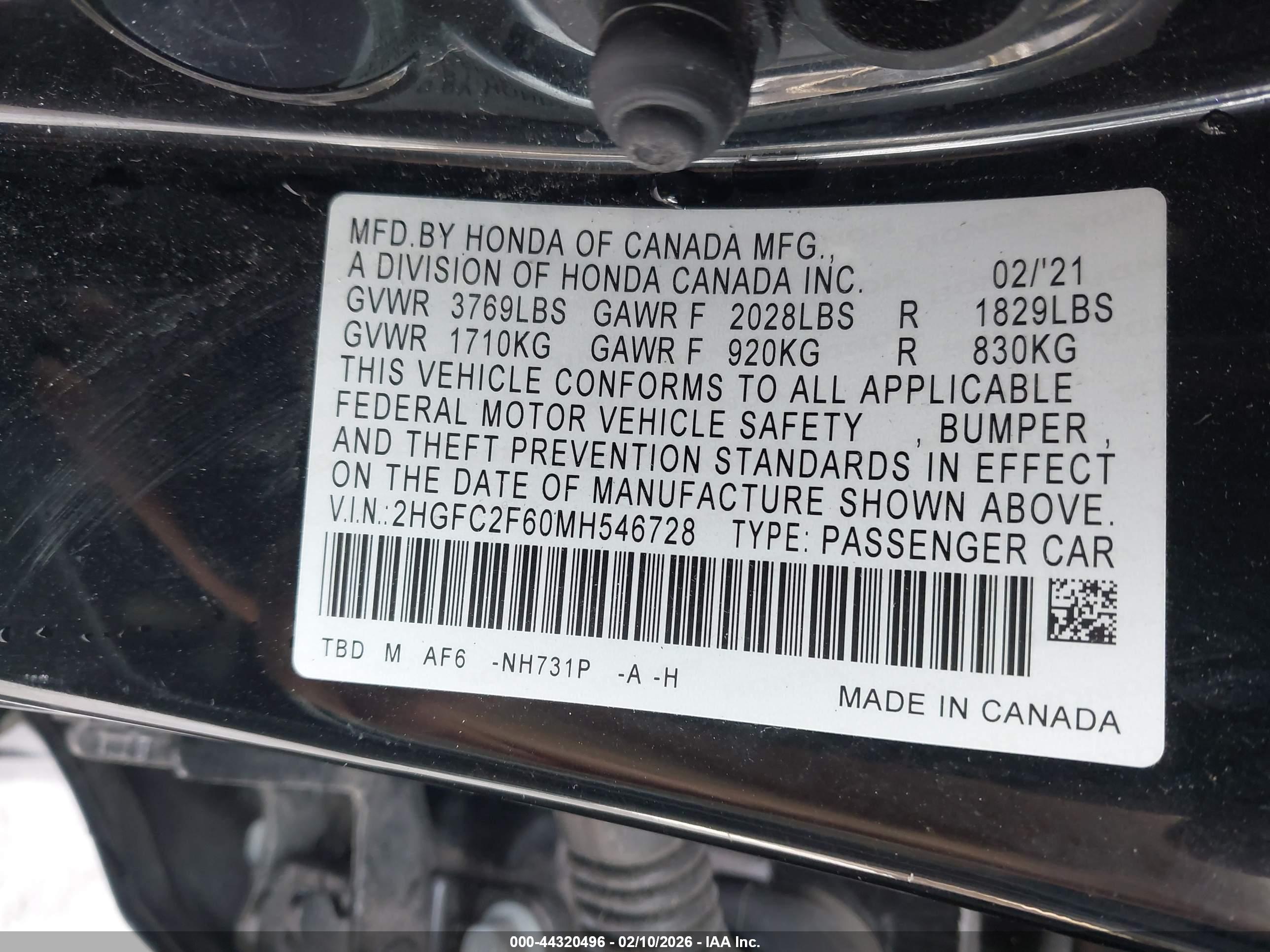 HONDA CIVIC image 9