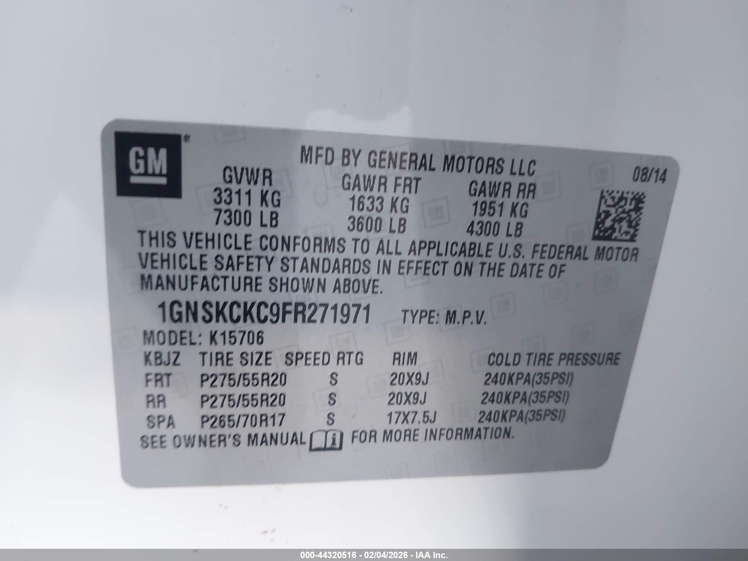CHEVROLET TAHOE image 9