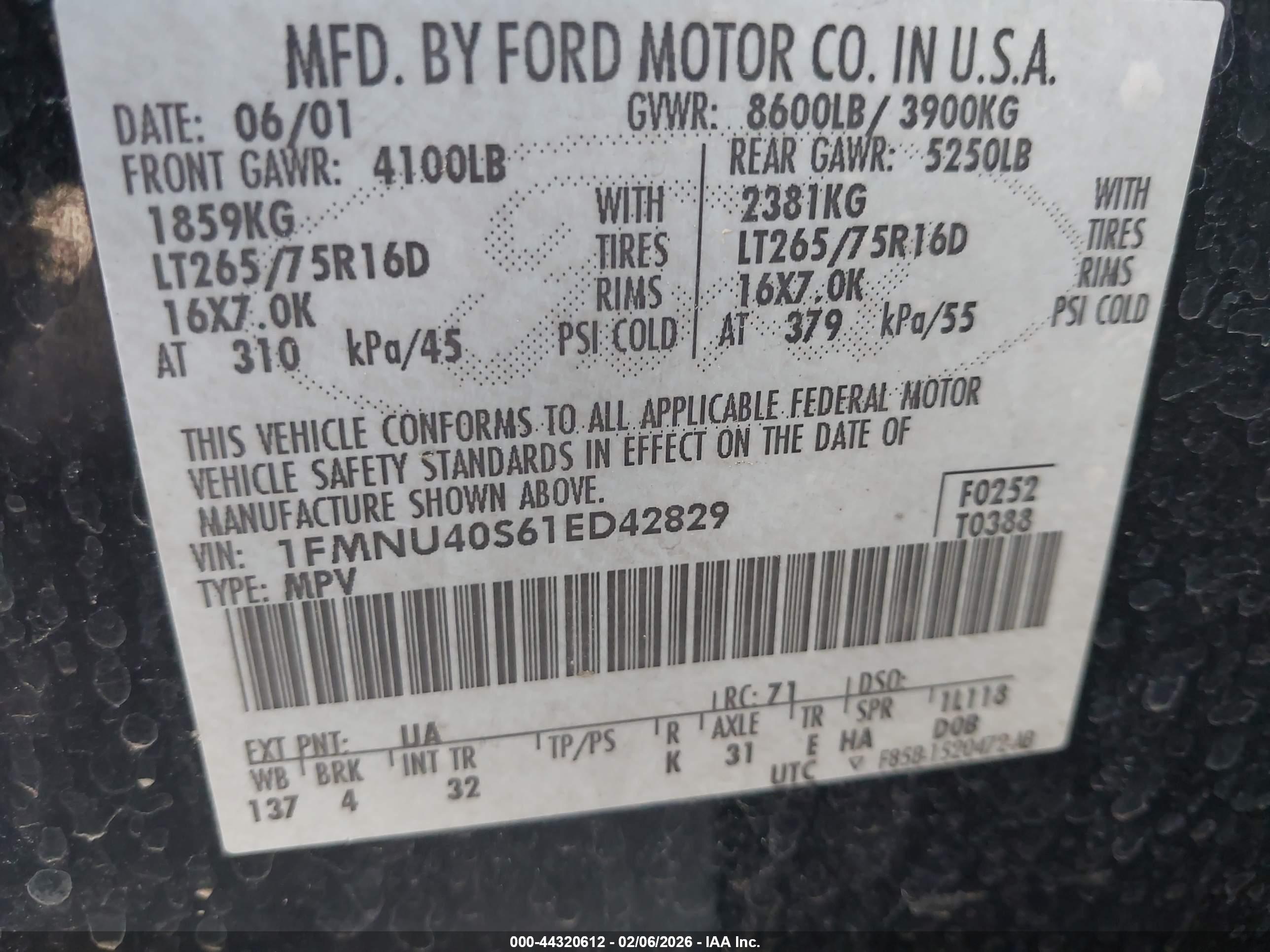 FORD EXCURSION image 9