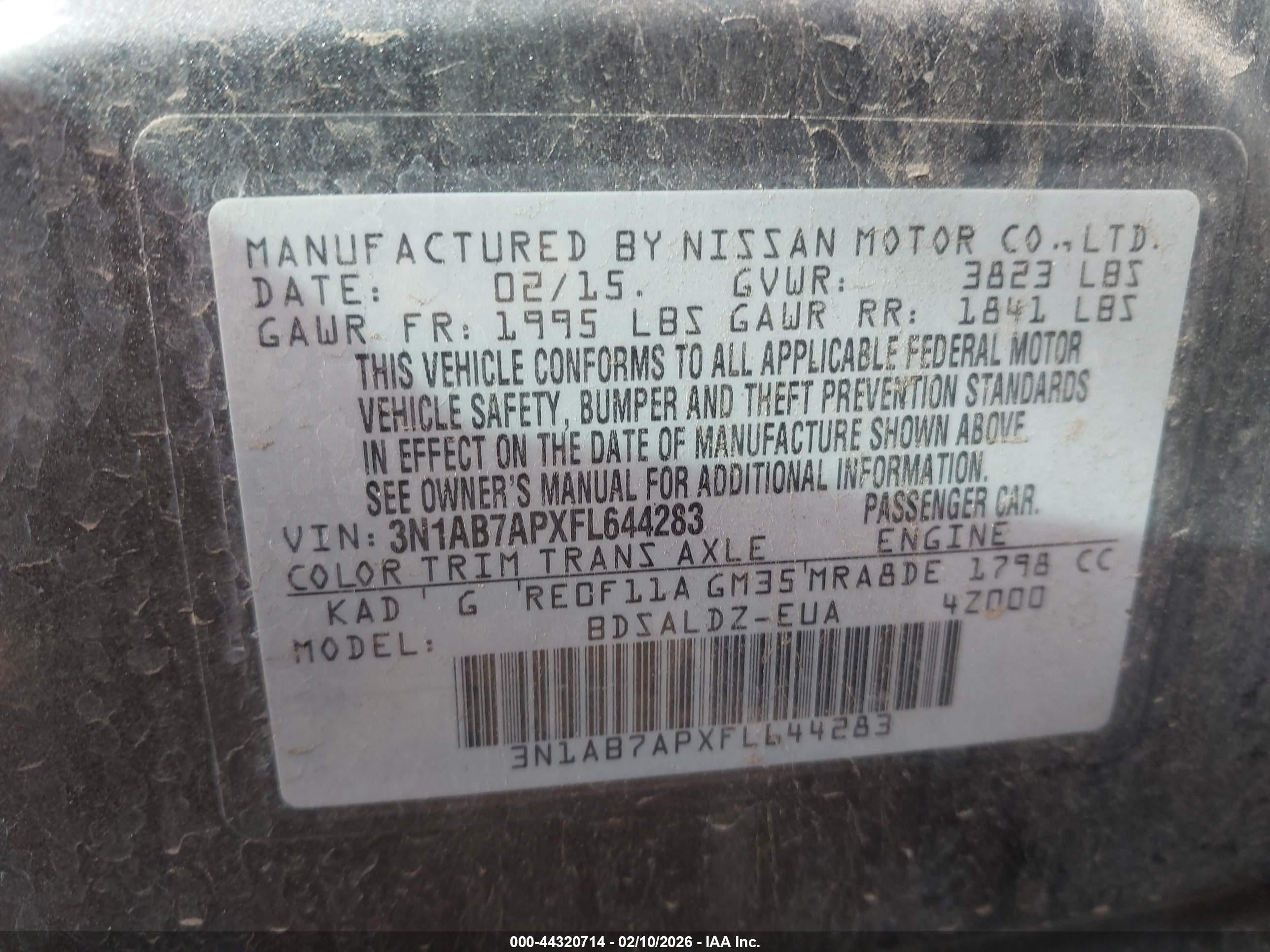 NISSAN SENTRA image 9