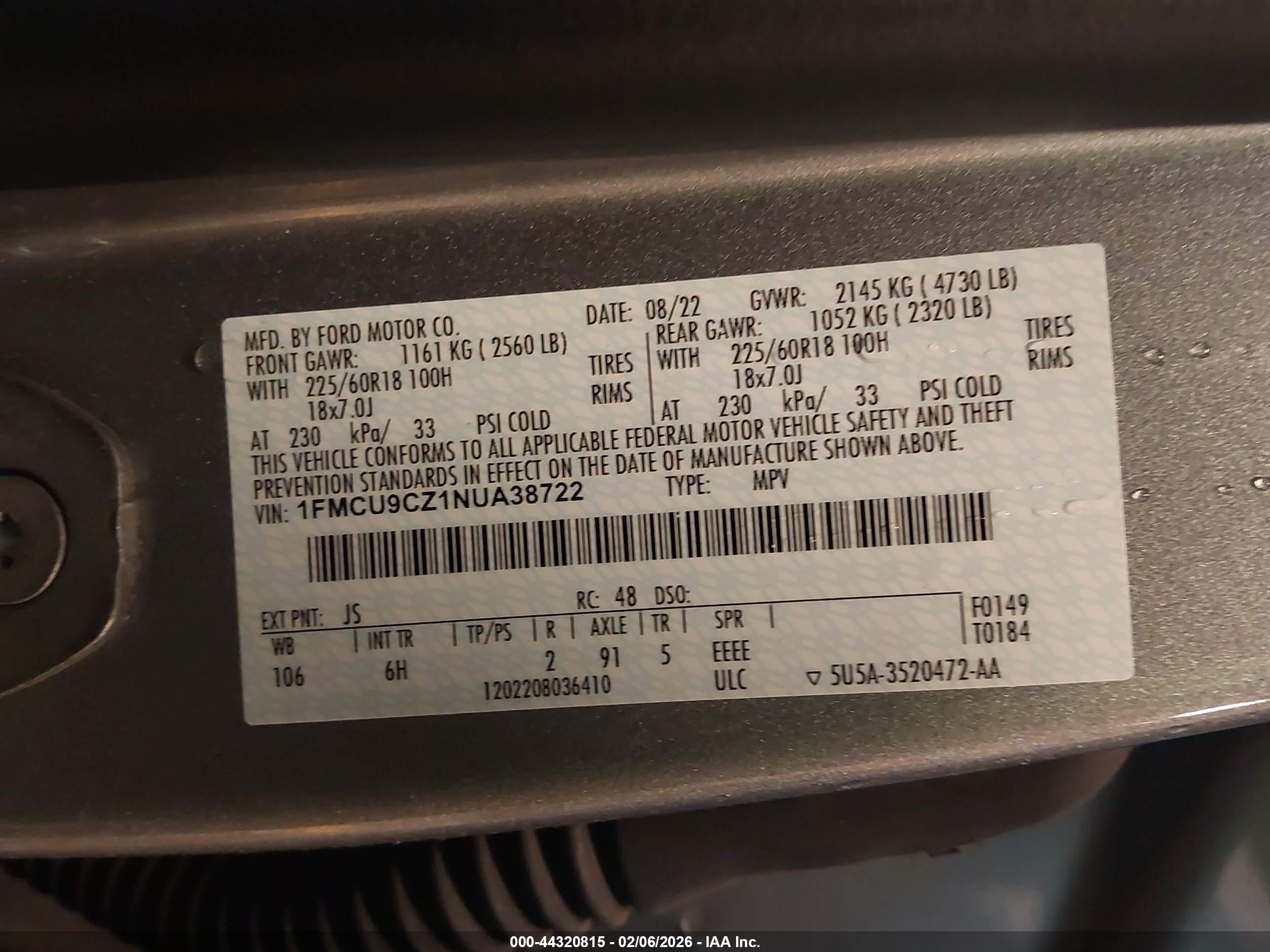 FORD ESCAPE image 9