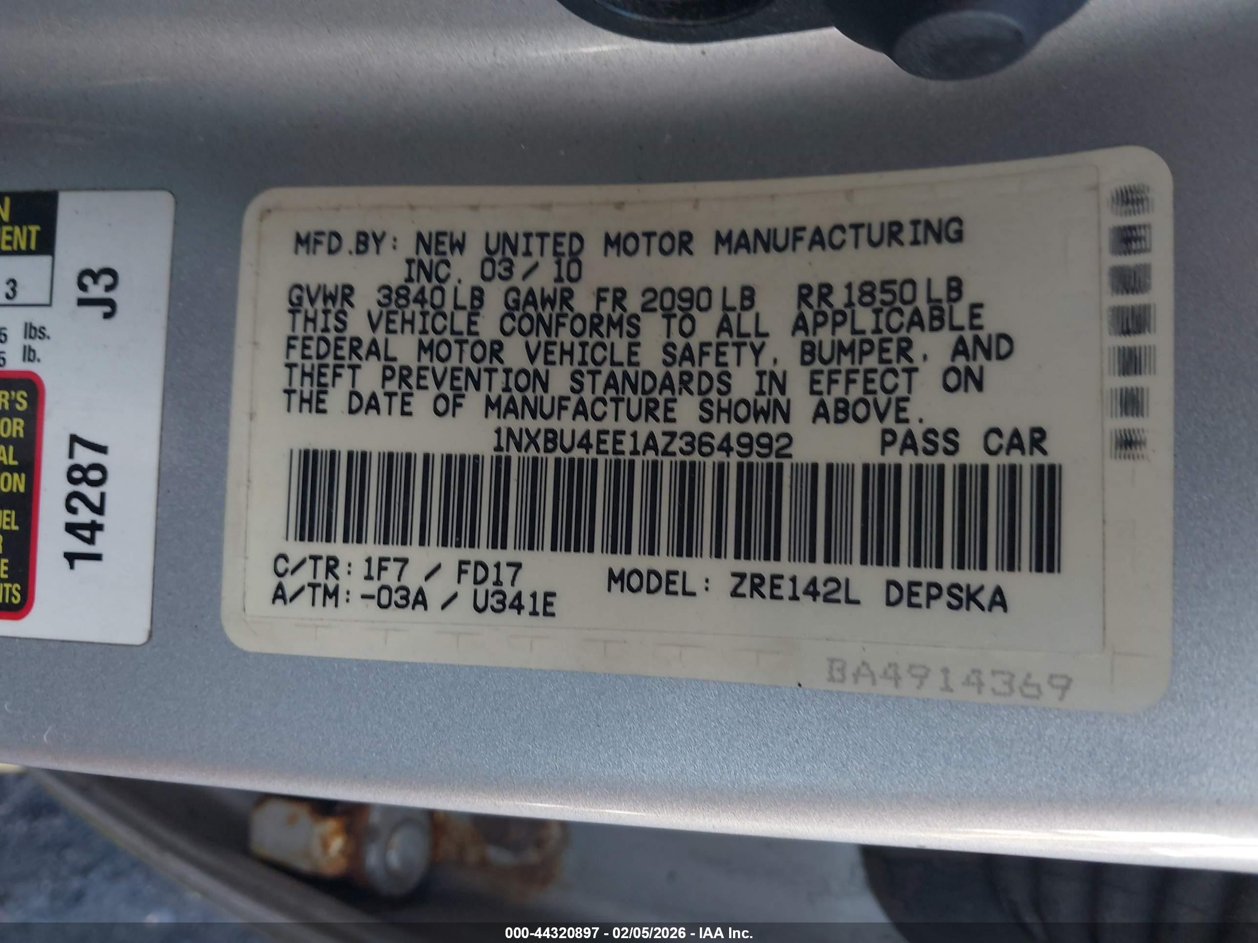 TOYOTA COROLLA image 9