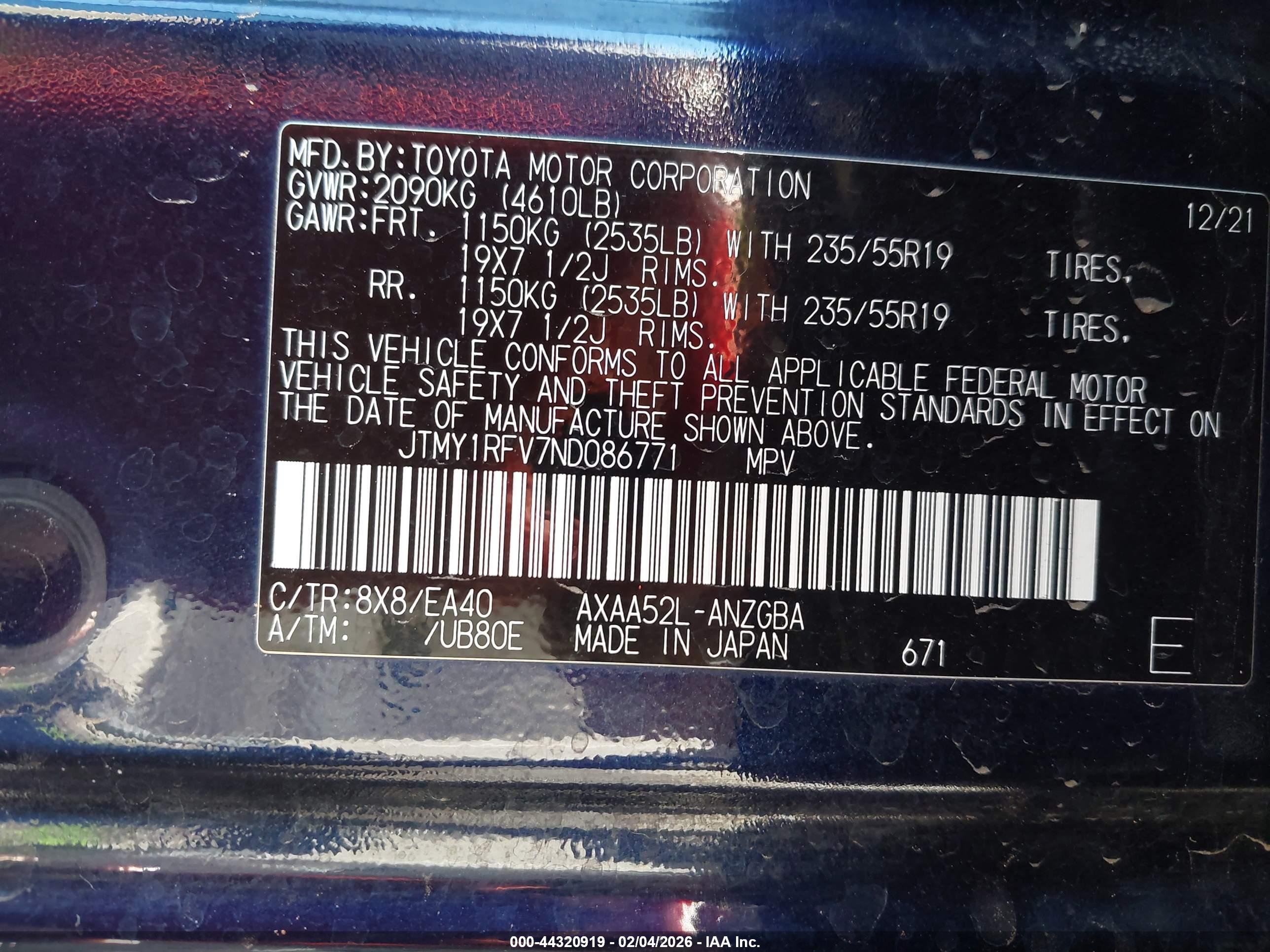 TOYOTA RAV4 image 9