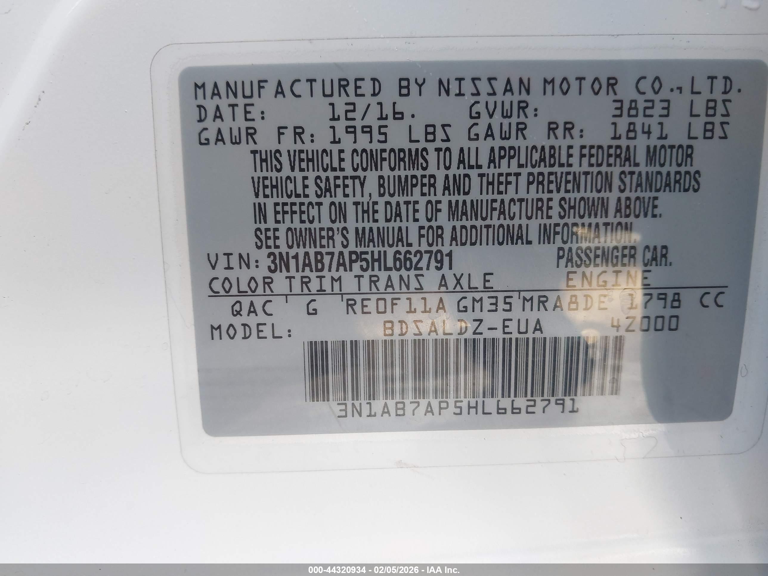 NISSAN SENTRA image 9