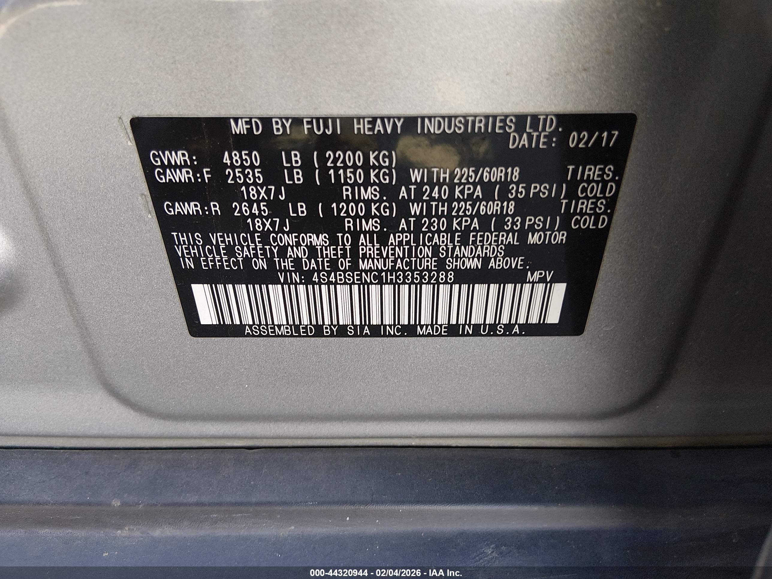 SUBARU OUTBACK image 9
