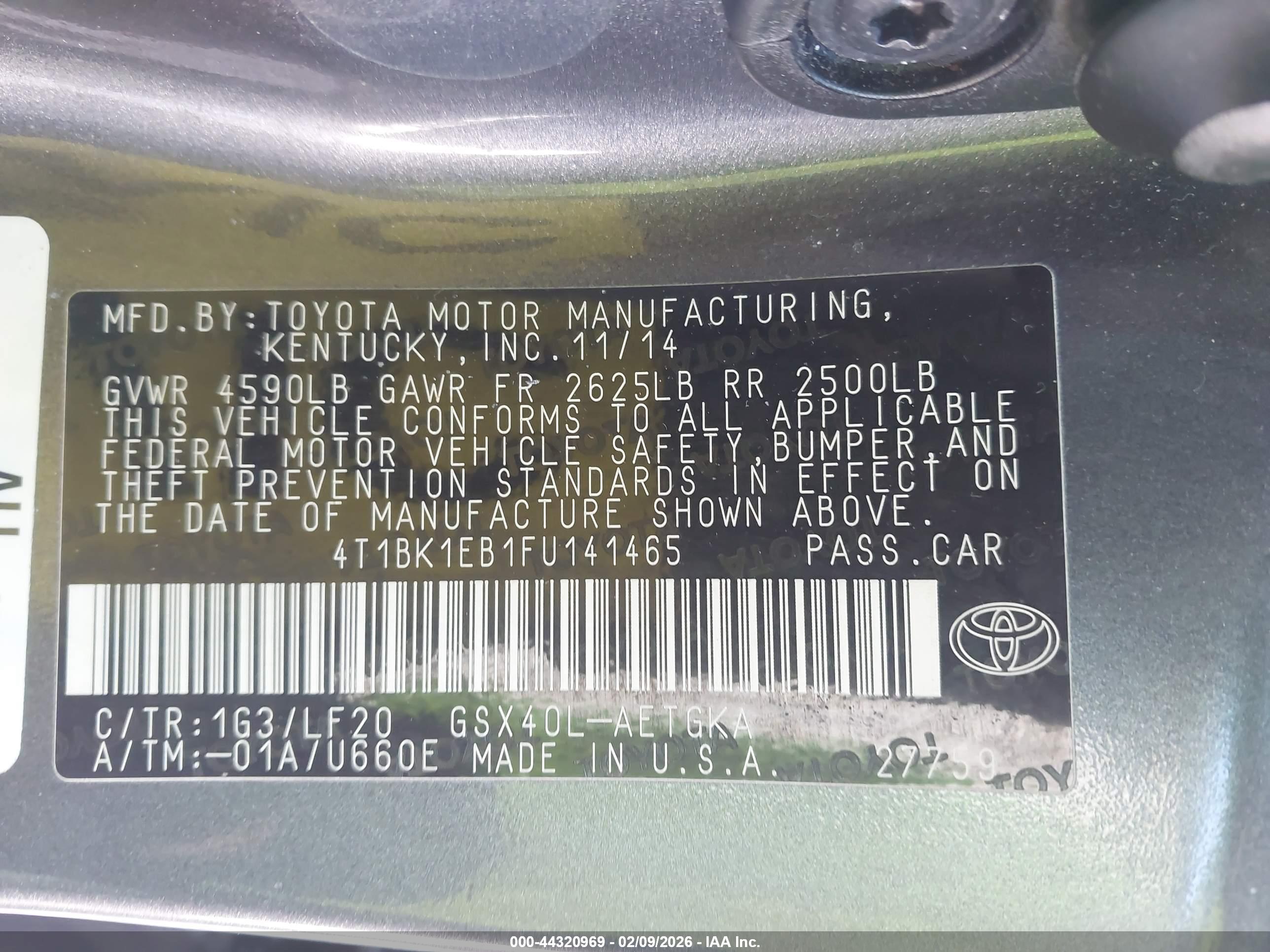 TOYOTA AVALON image 9