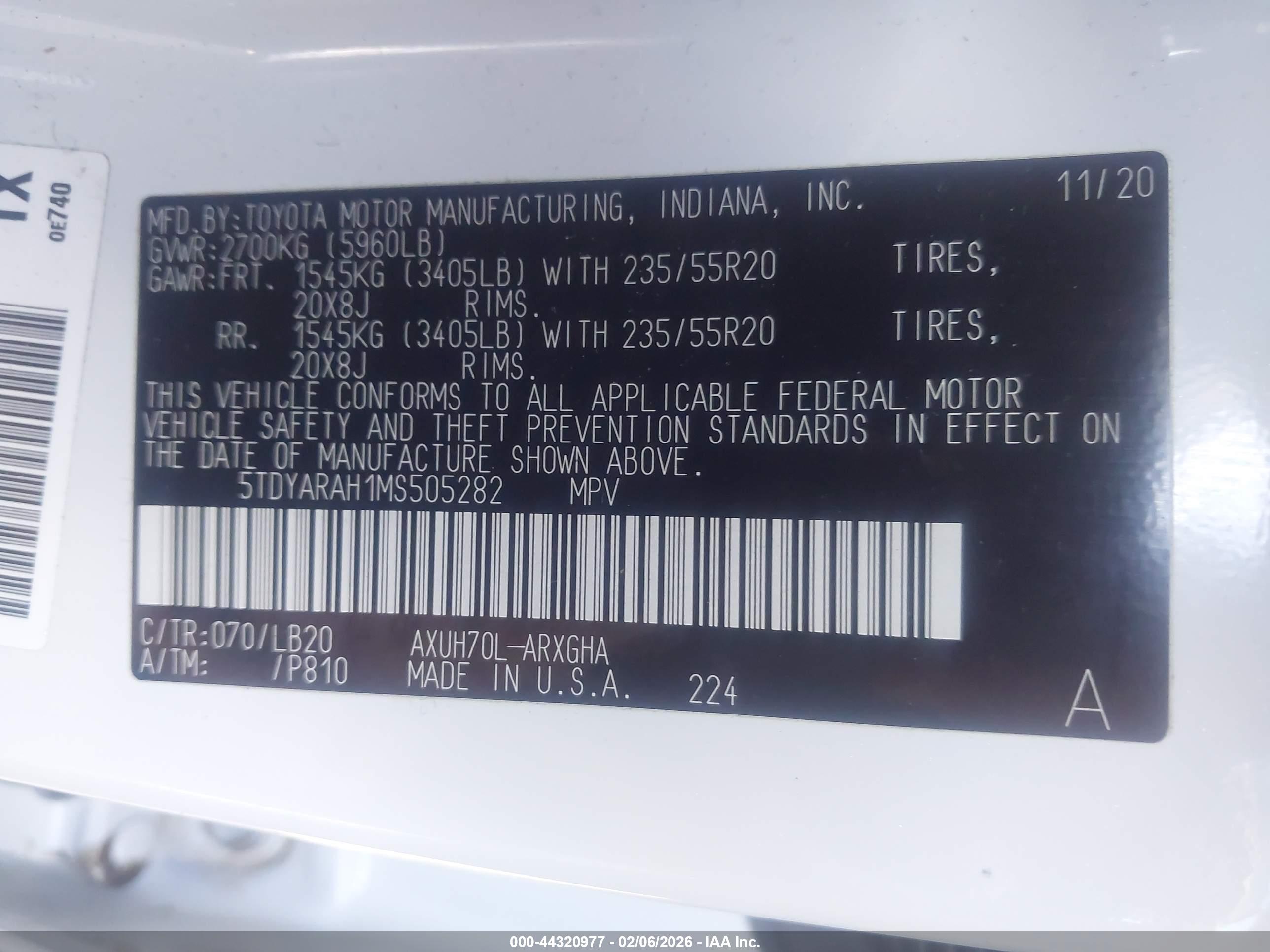 TOYOTA HIGHLANDER image 9