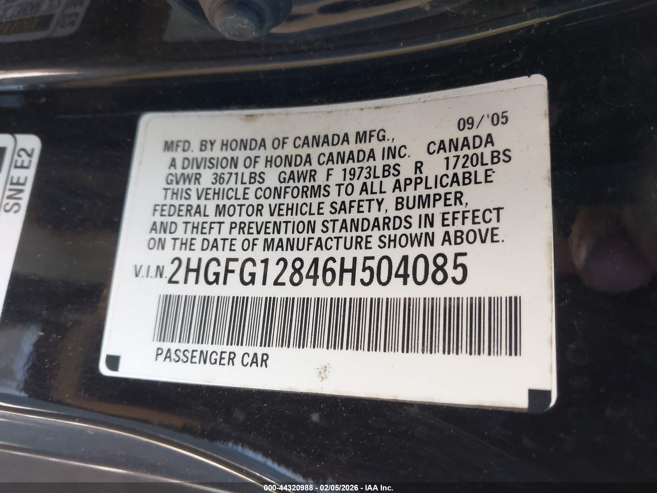 HONDA CIVIC image 9