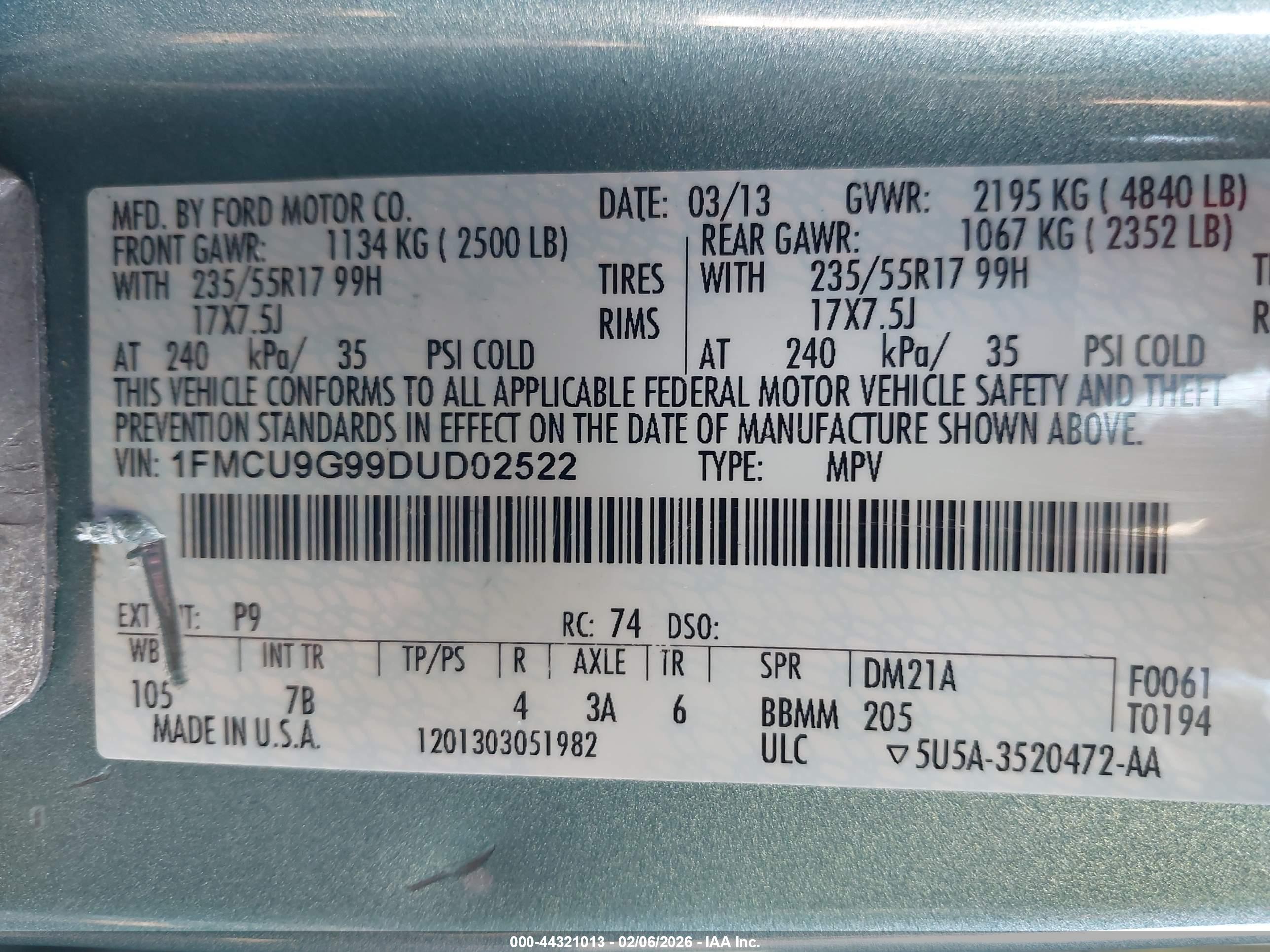 FORD ESCAPE image 9