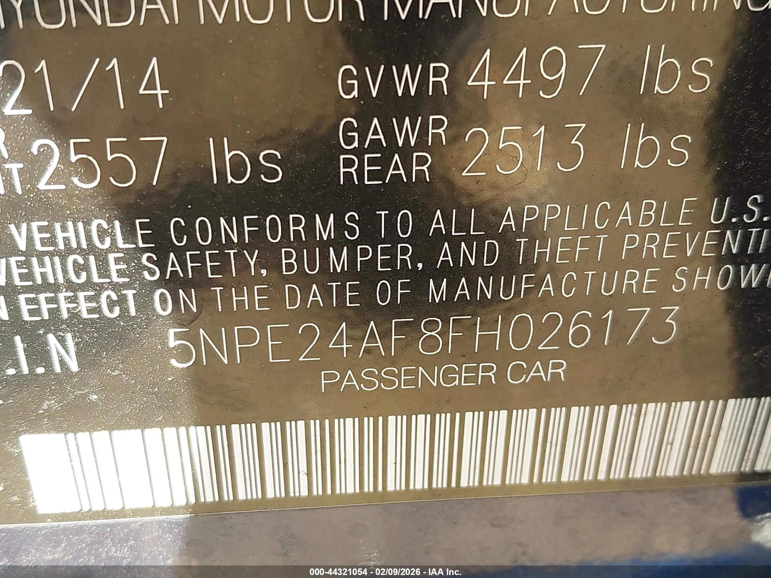 HYUNDAI SONATA image 9