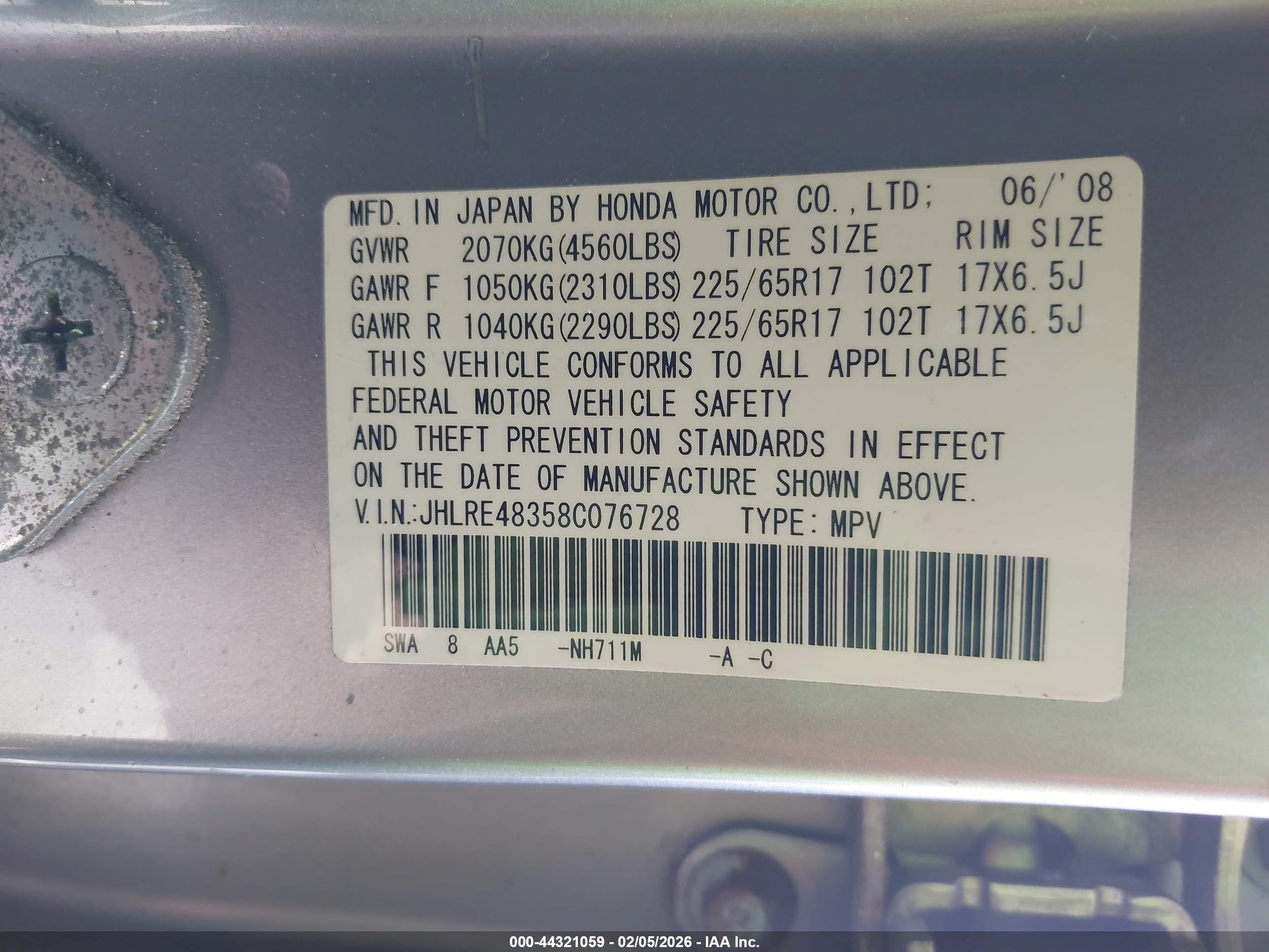HONDA CR-V image 9