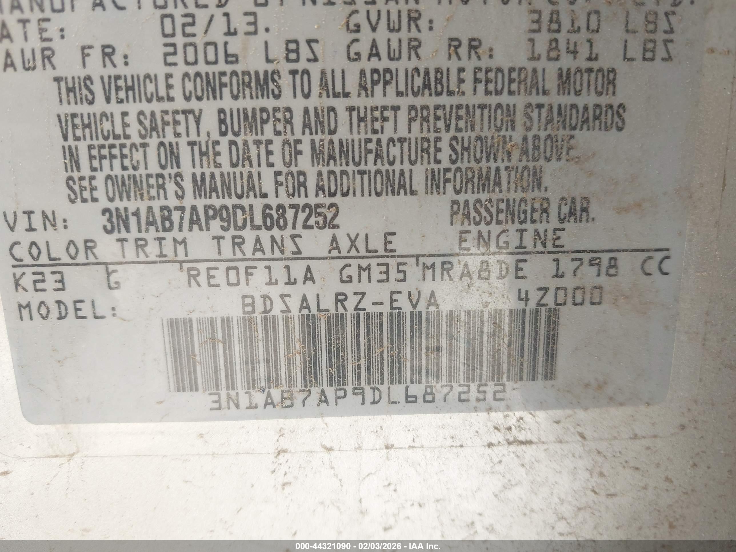 NISSAN SENTRA image 9