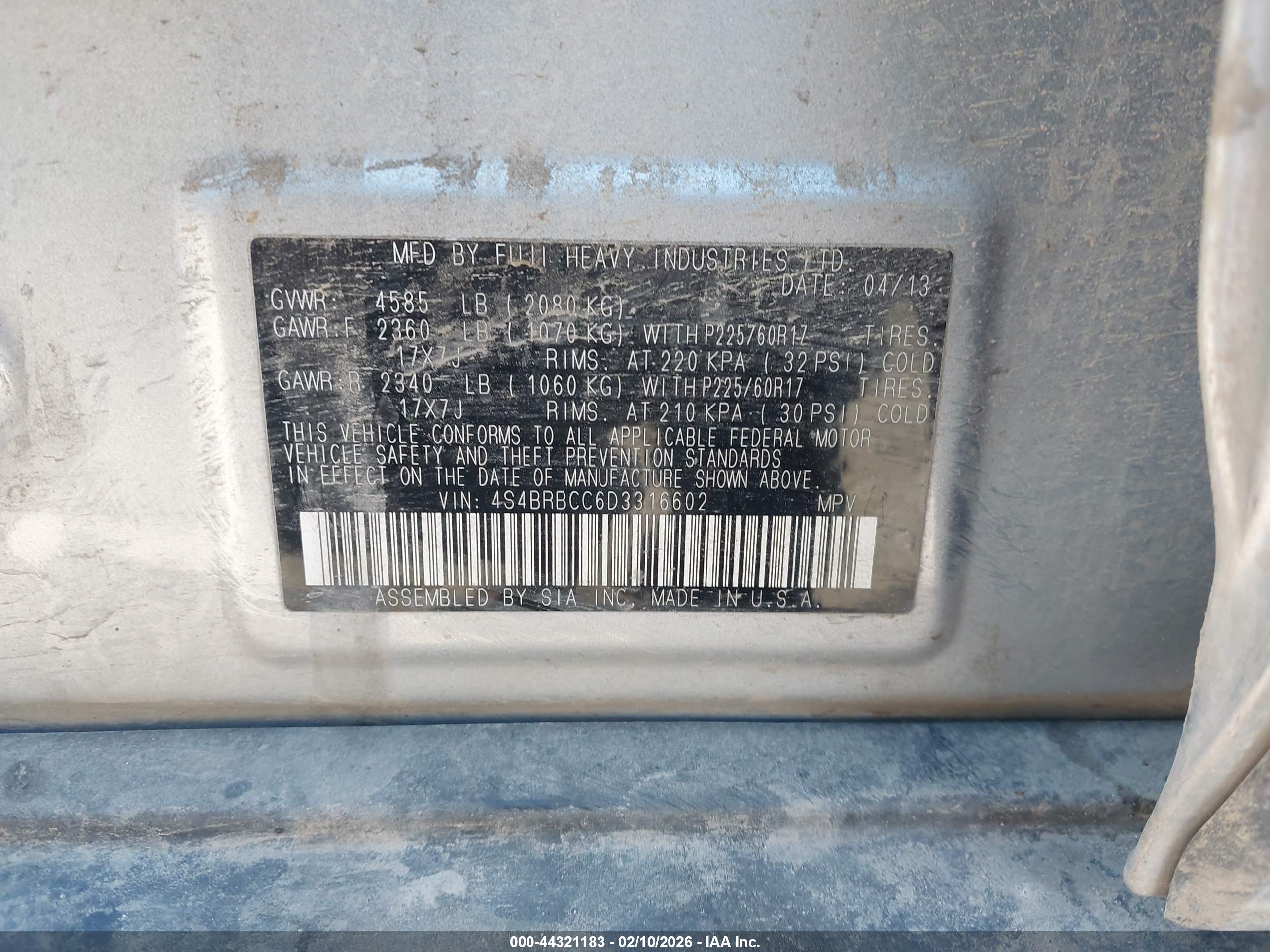 SUBARU OUTBACK image 9