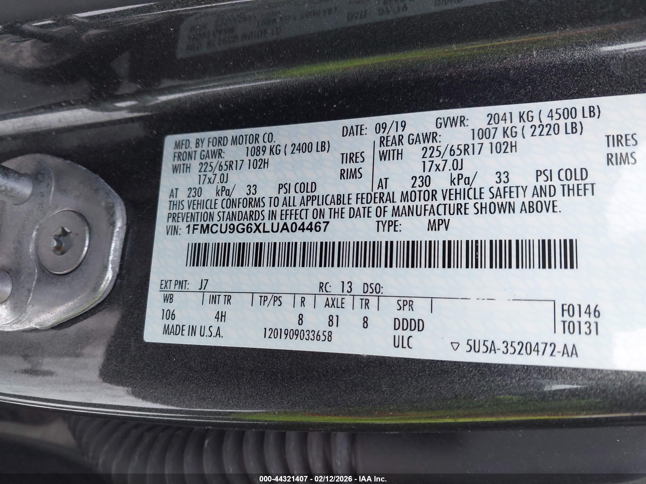 FORD ESCAPE image 9