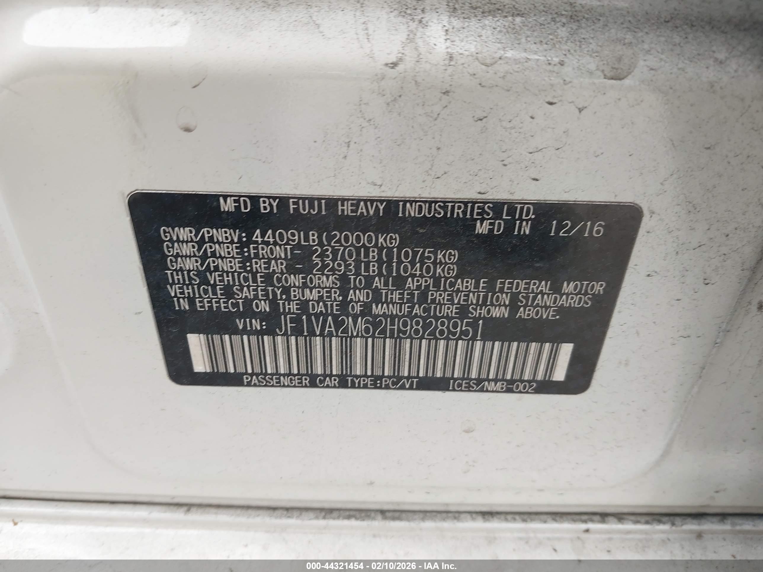 SUBARU WRX image 9