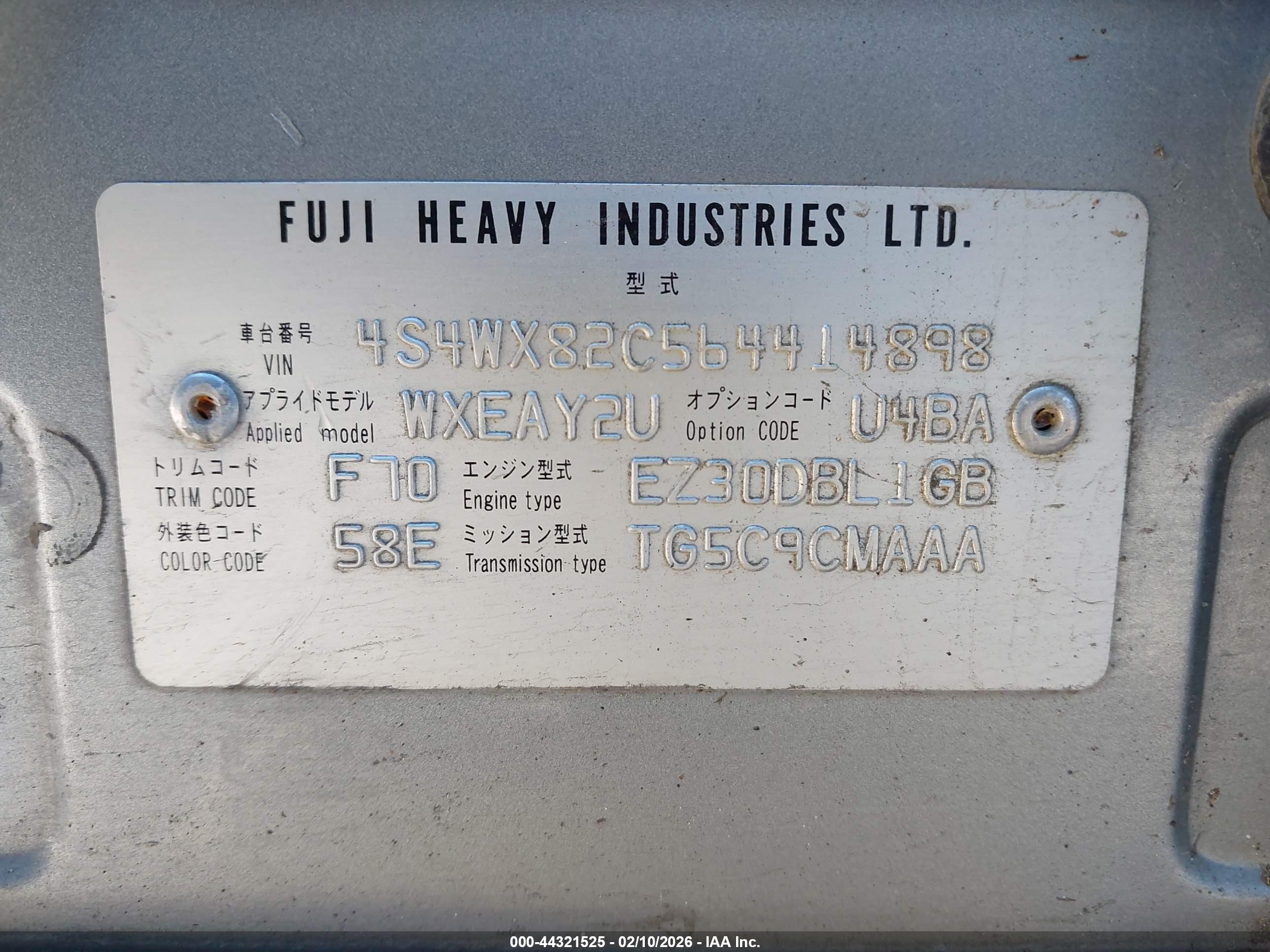 SUBARU B9 image 9