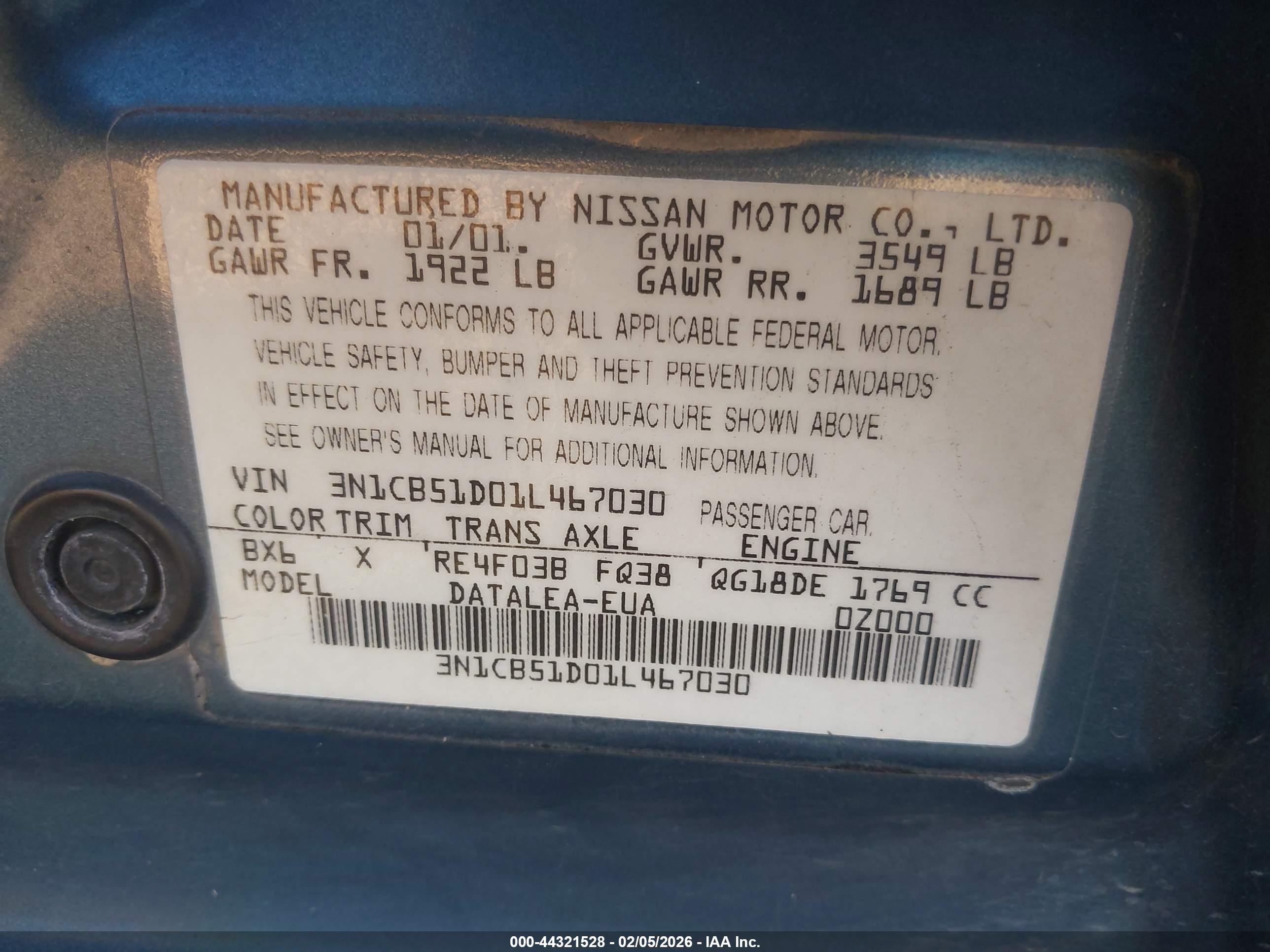 NISSAN SENTRA image 9