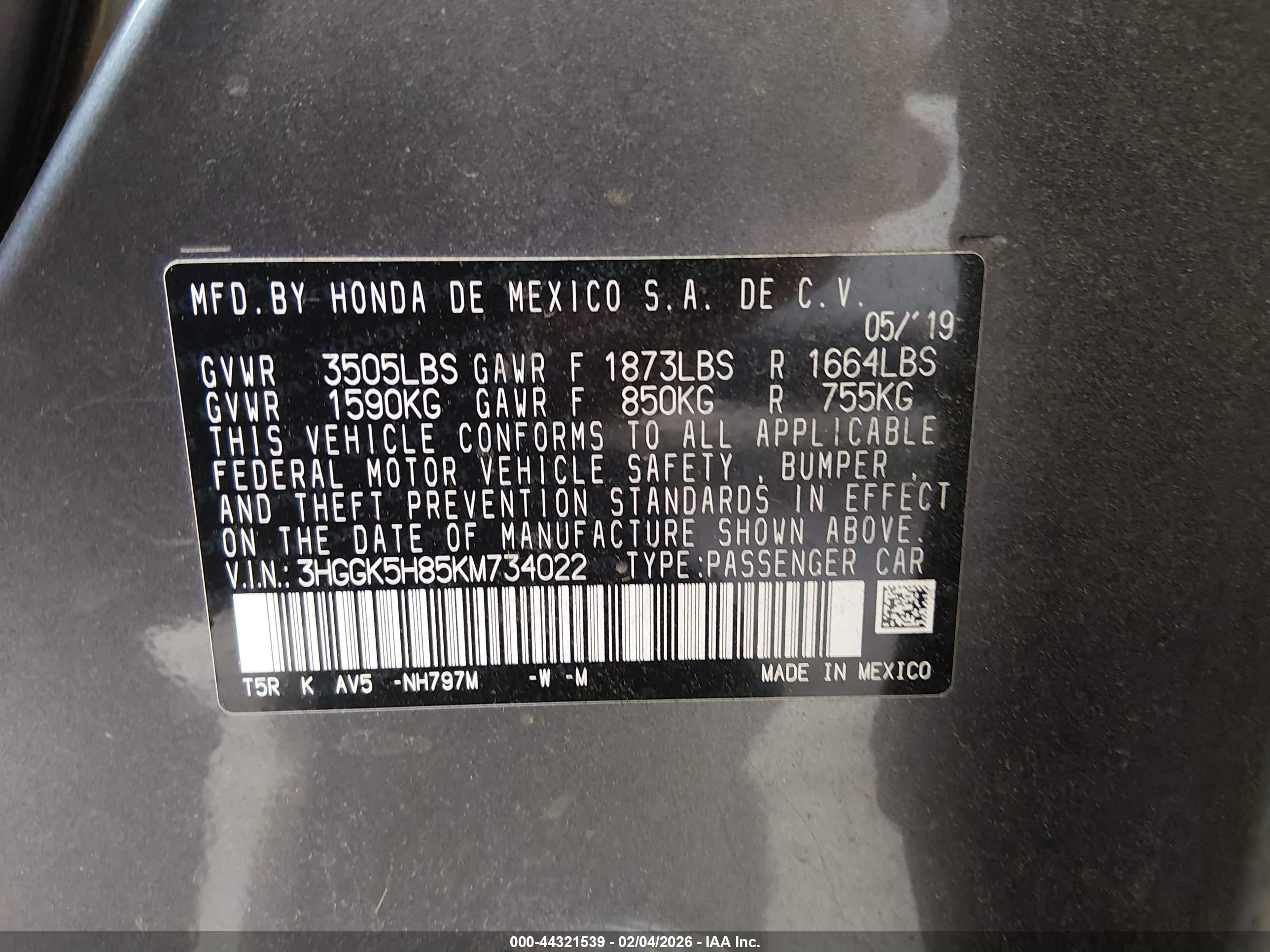 HONDA FIT image 9