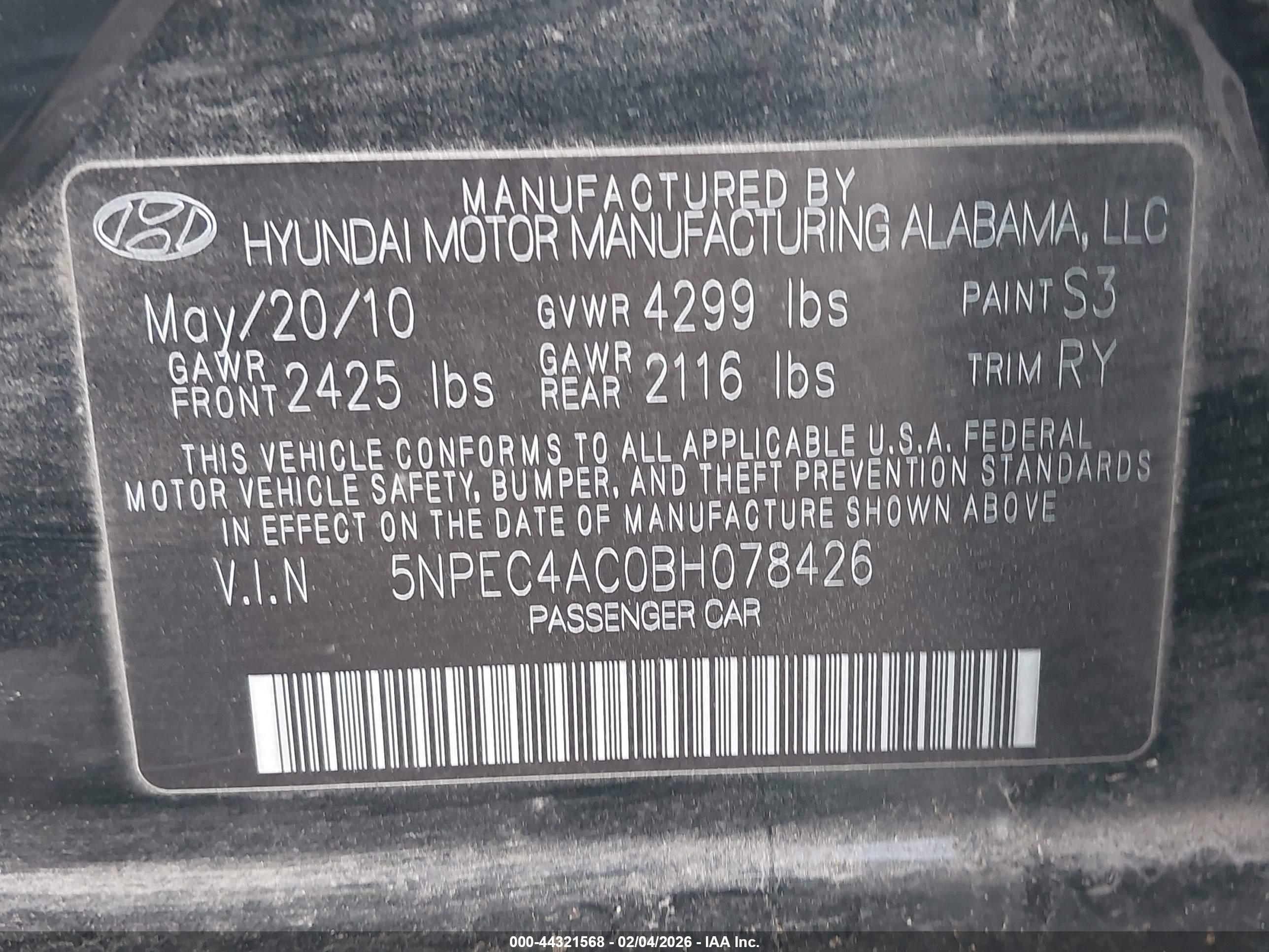 HYUNDAI SONATA image 9