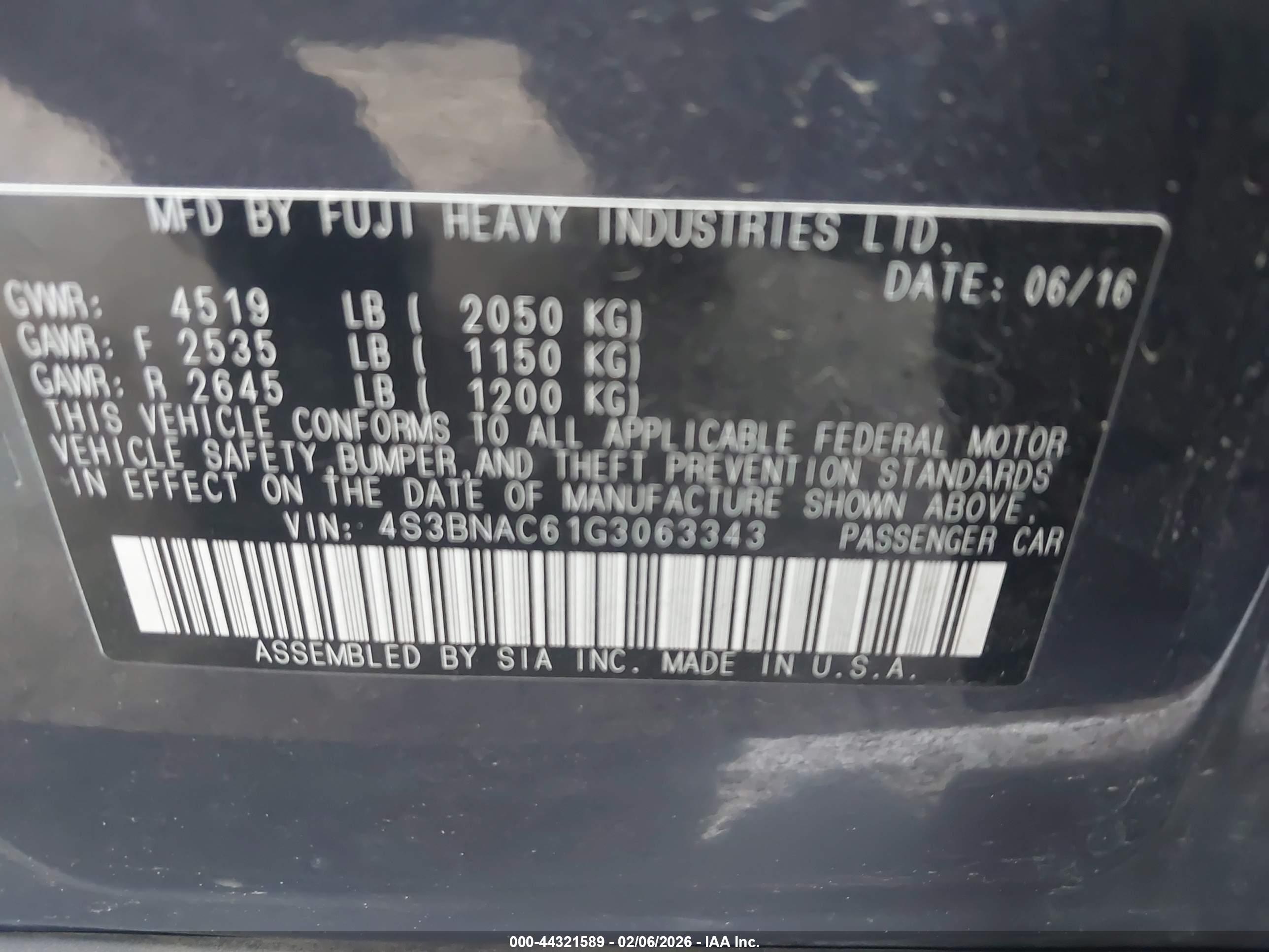 SUBARU LEGACY image 9