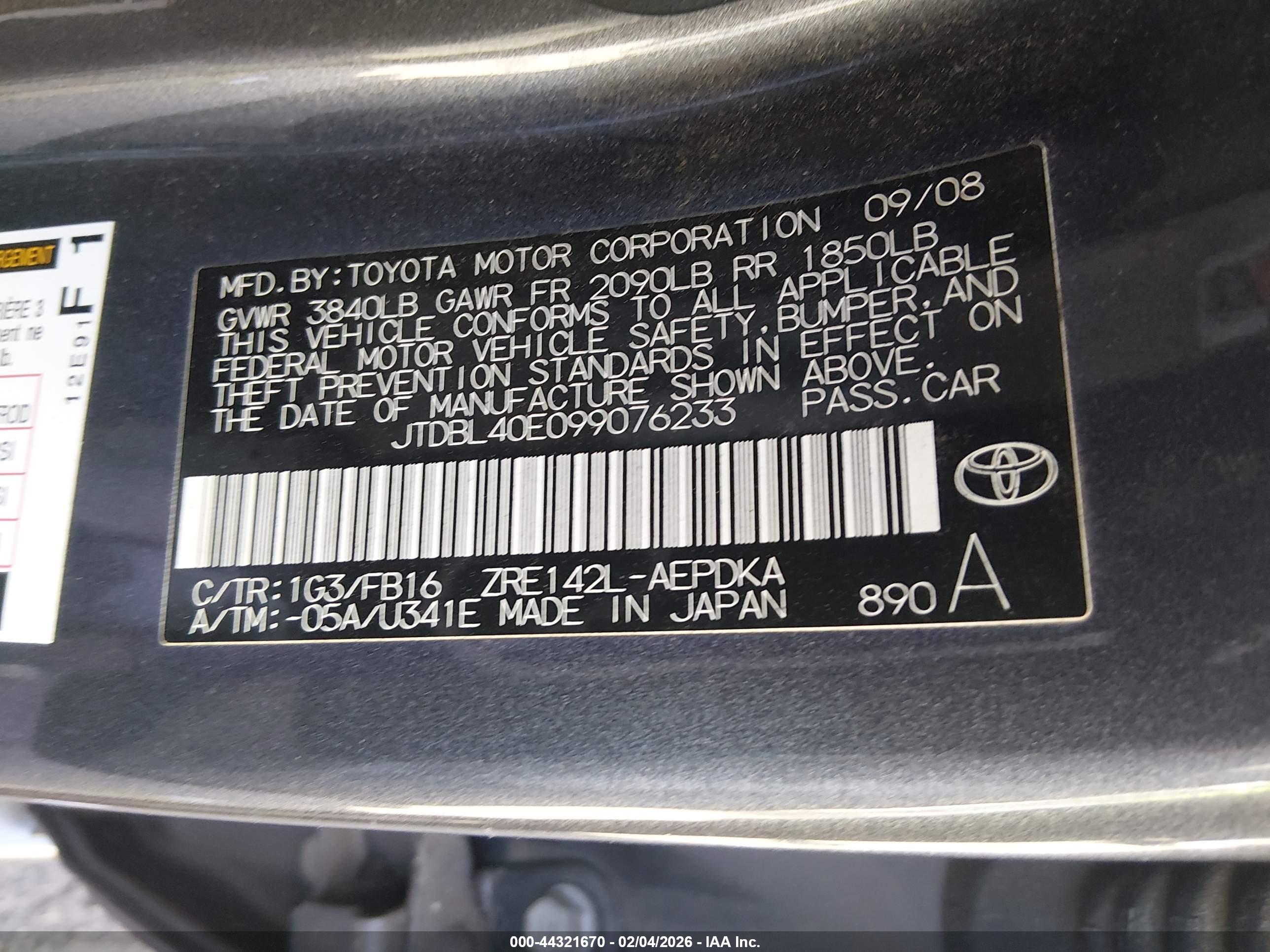 TOYOTA COROLLA image 9