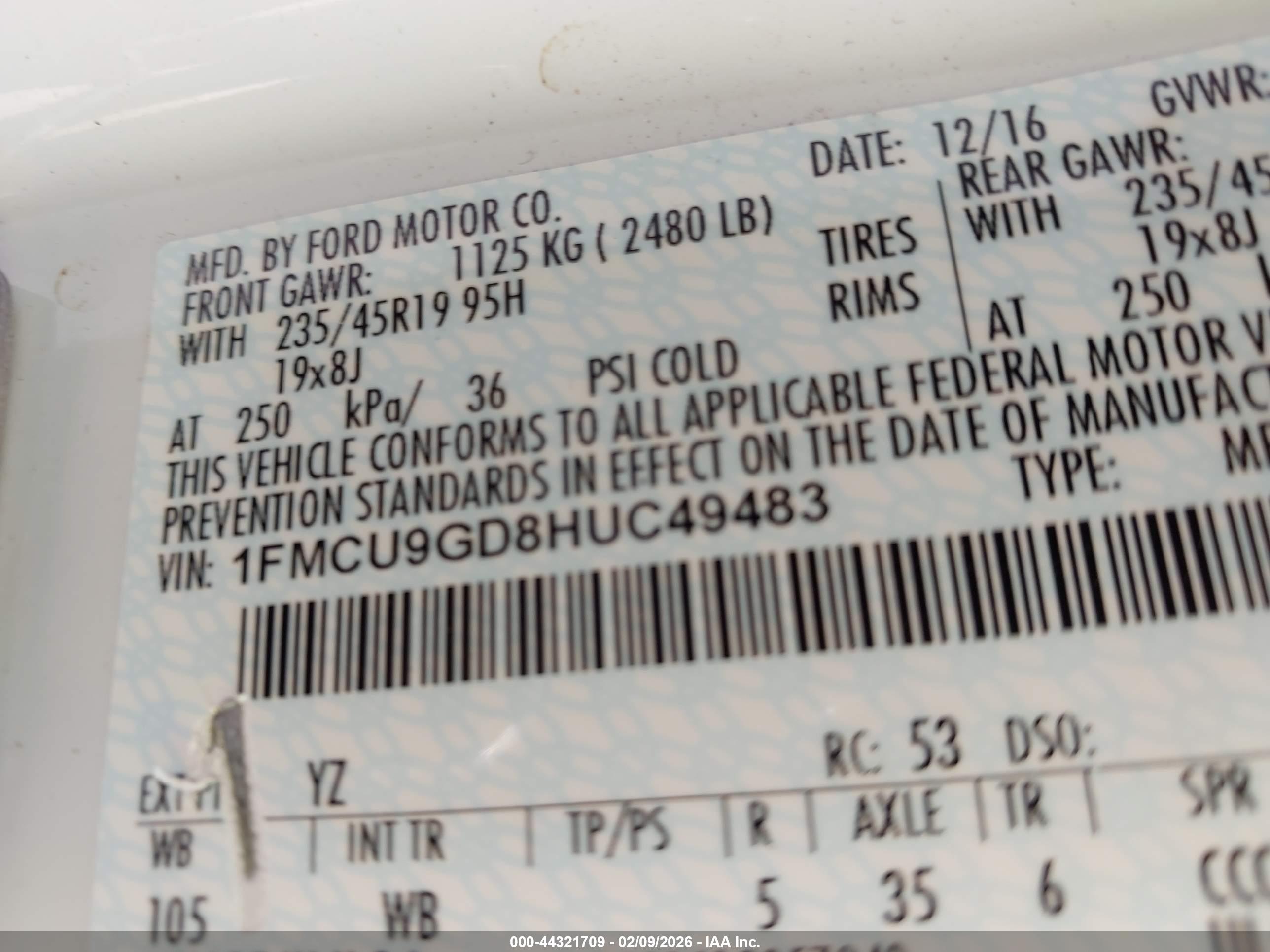FORD ESCAPE image 9